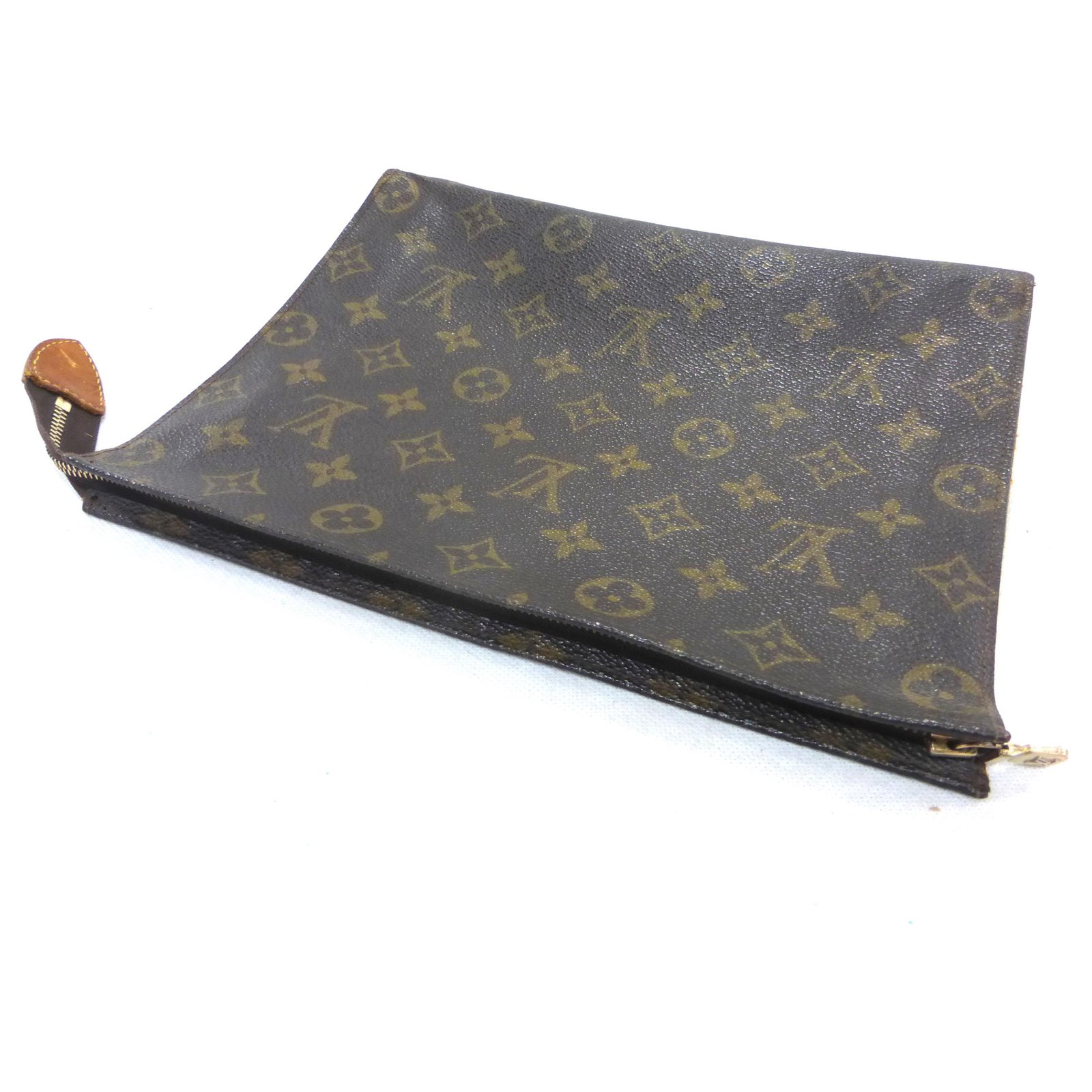 Louis Vuitton Toiletry pouch 26 Monogram Brown Leather ref.193187