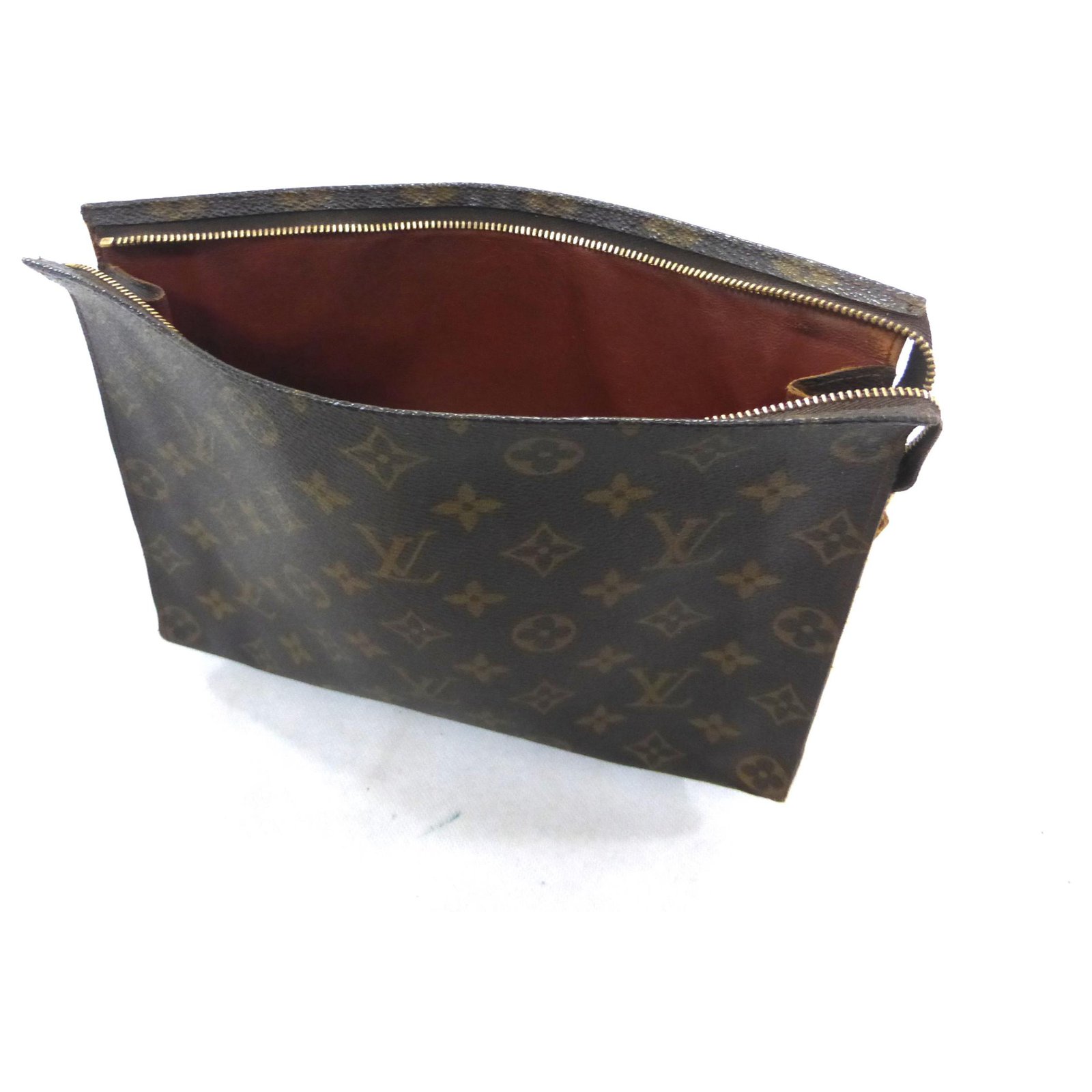 Louis Vuitton Toiletry pouch 26 Monogram Brown Leather ref.193187