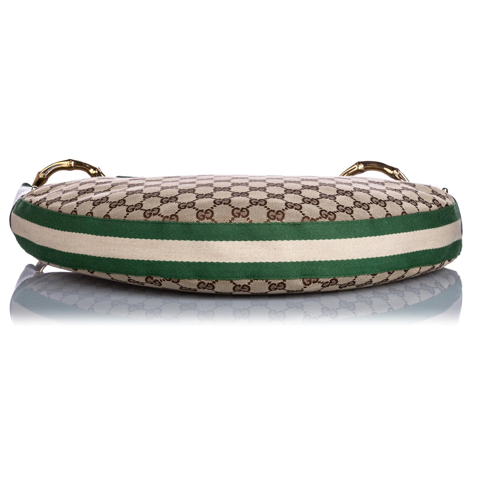 D-ring cloth handbag Gucci Brown in Cloth - 31998107