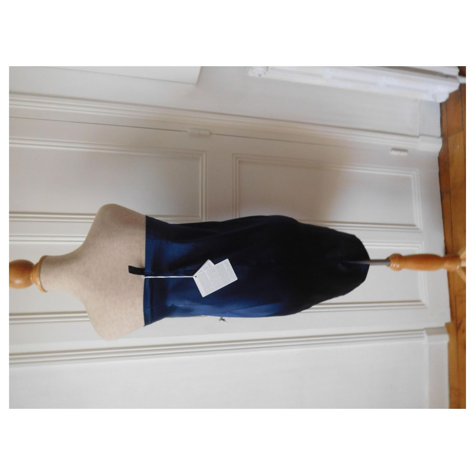 Jupe La Perla Taille 40 En Tulle Et Soie - Modèle 'Tulle Silk Breath' Bleu, Neuf Avec étiquettes