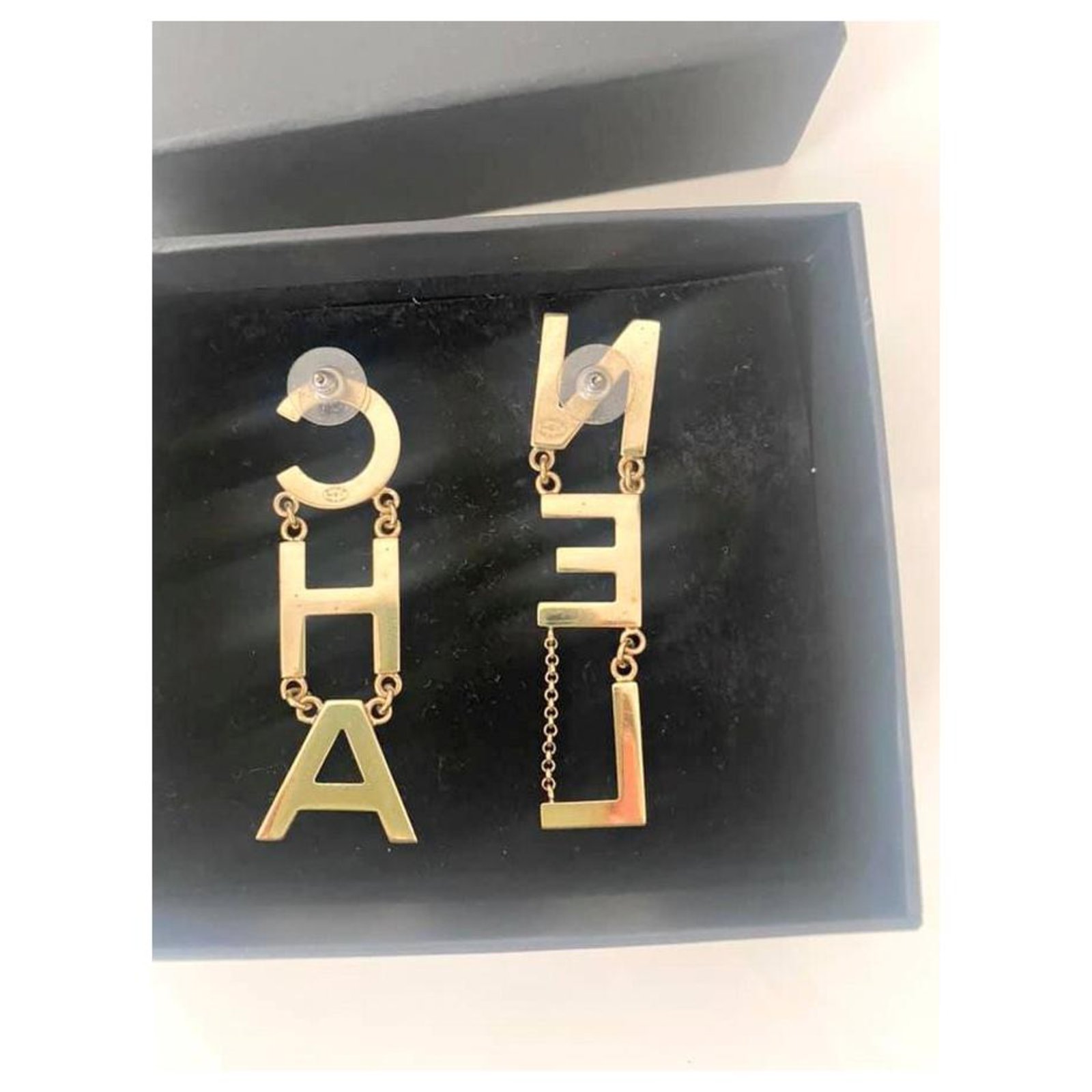 Chanel Earrings Golden Metal ref.194591 - Joli Closet