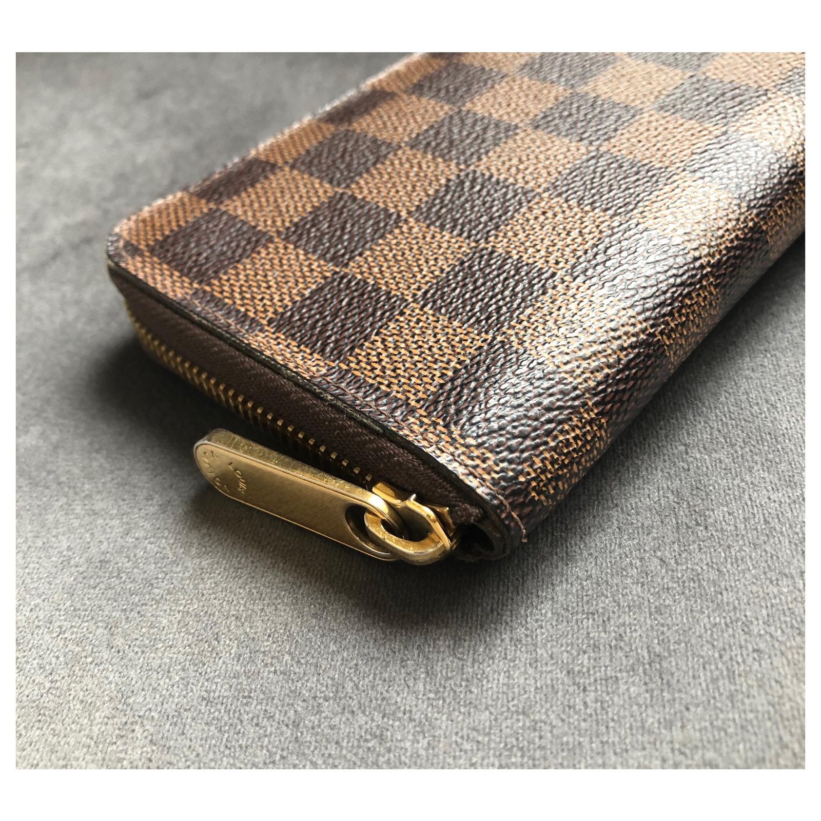 Louis Vuitton Damier Ebene Zippy Compact Wallet 