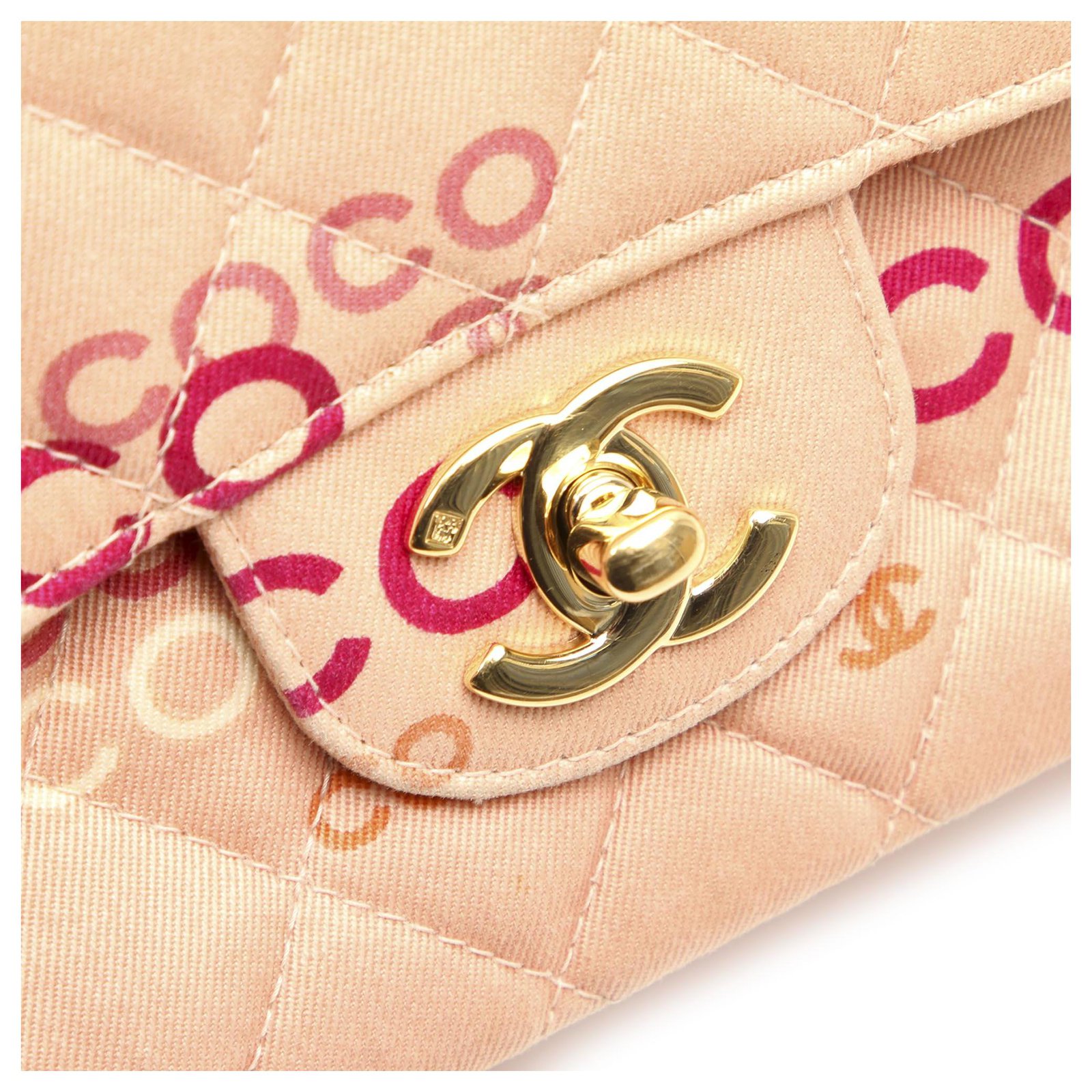 Chanel Pink Medium Coco Classic lined Flap Bag
