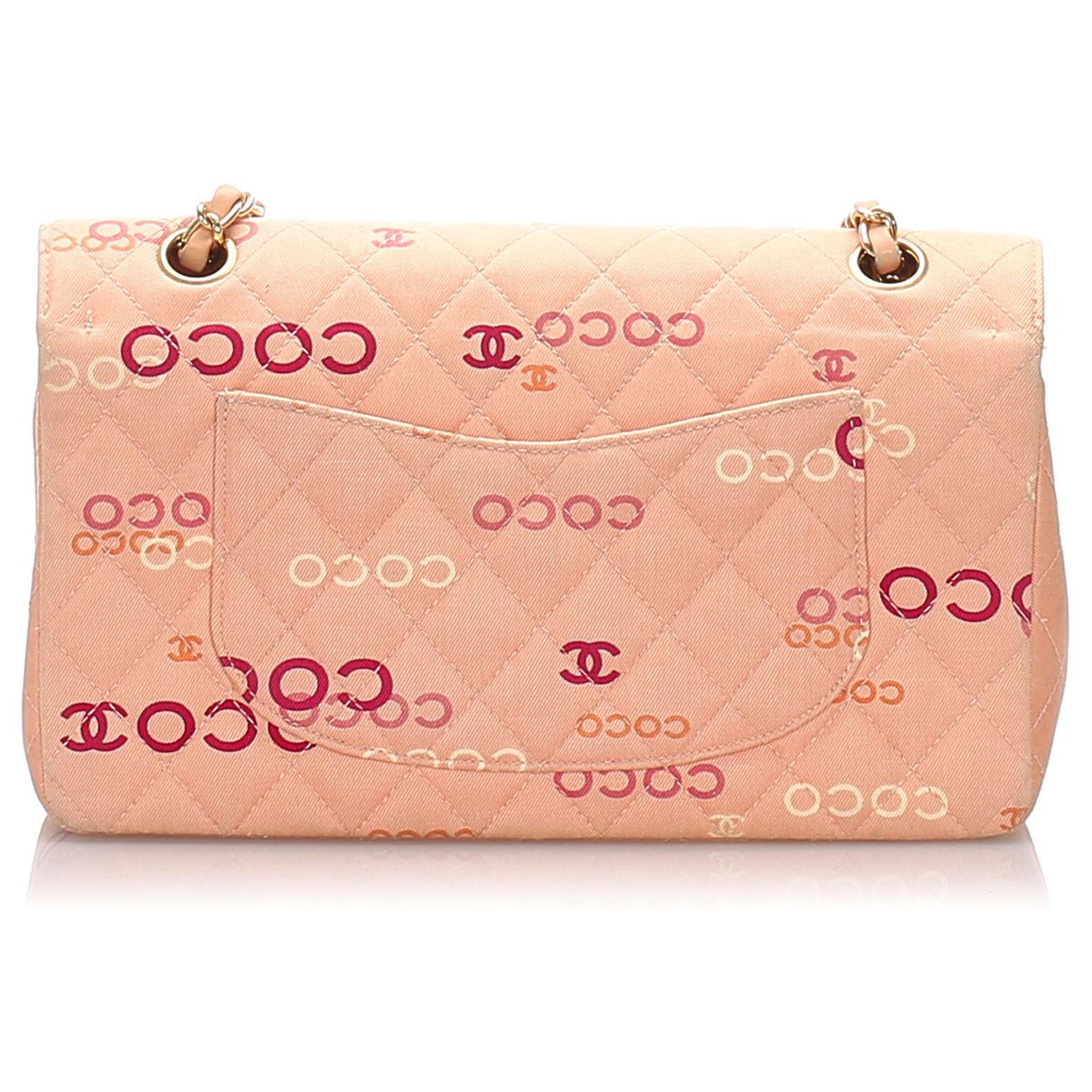 Chanel Pink Medium Coco Classic lined Flap Bag