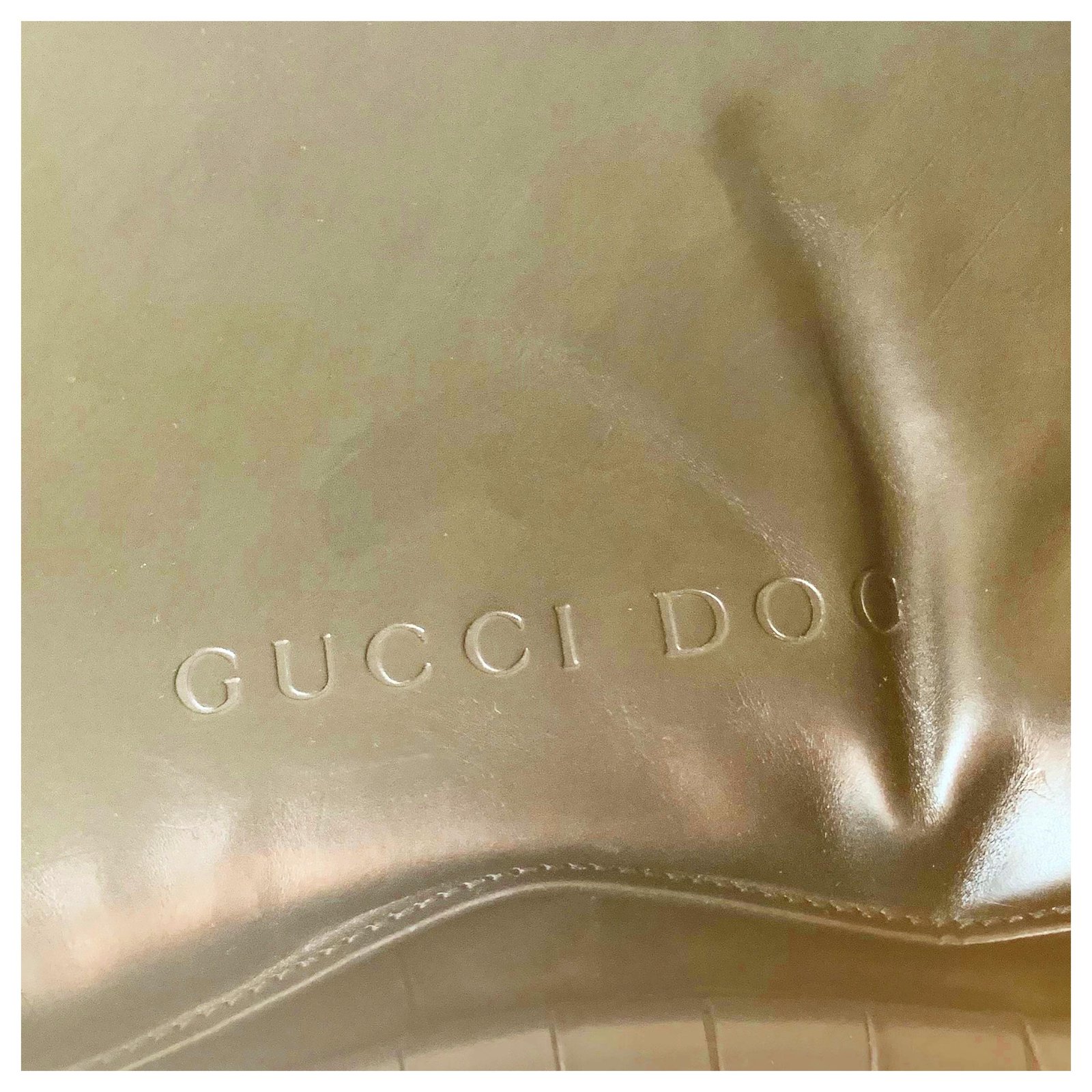 Rare Woven Leather Gucci Dog Bed Black ref.195086 - Joli Closet