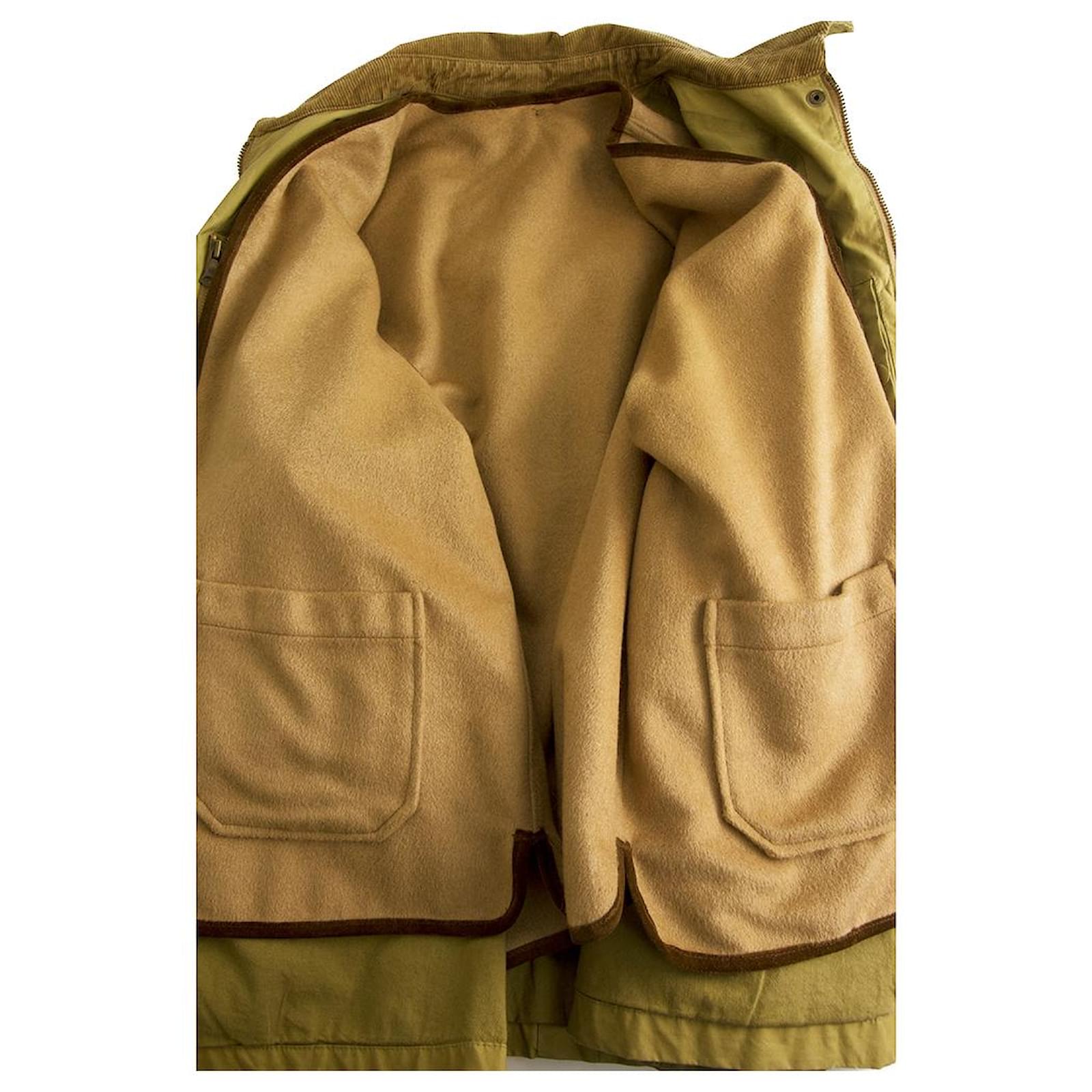 Ralph Lauren jaune moutarde fermeture éclair avant Remov. Veste Hood