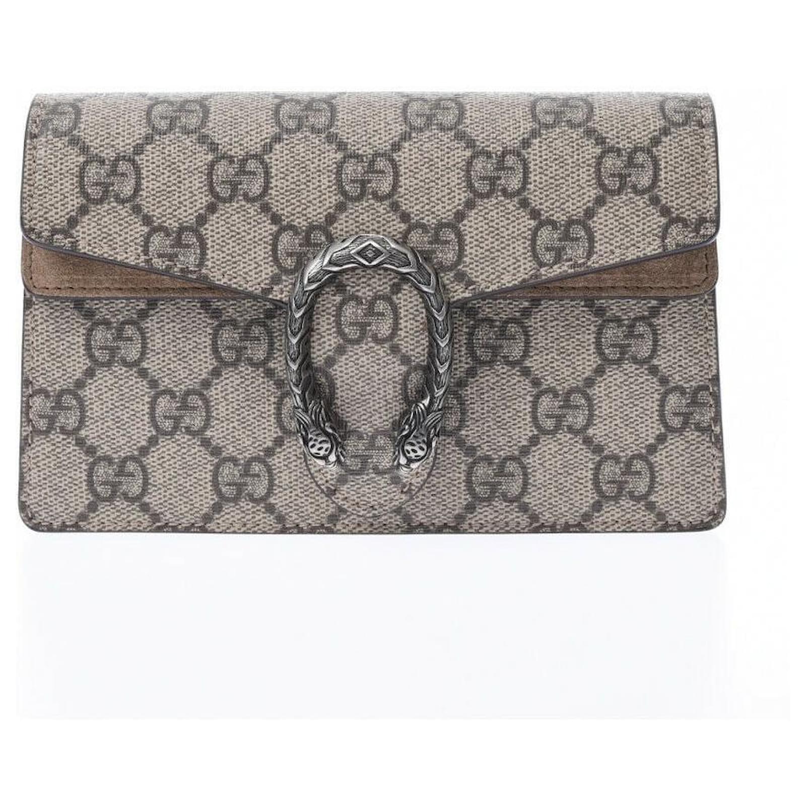 Dionysus Gucci Clutch bag Beige Cloth ref.197093 Joli Closet