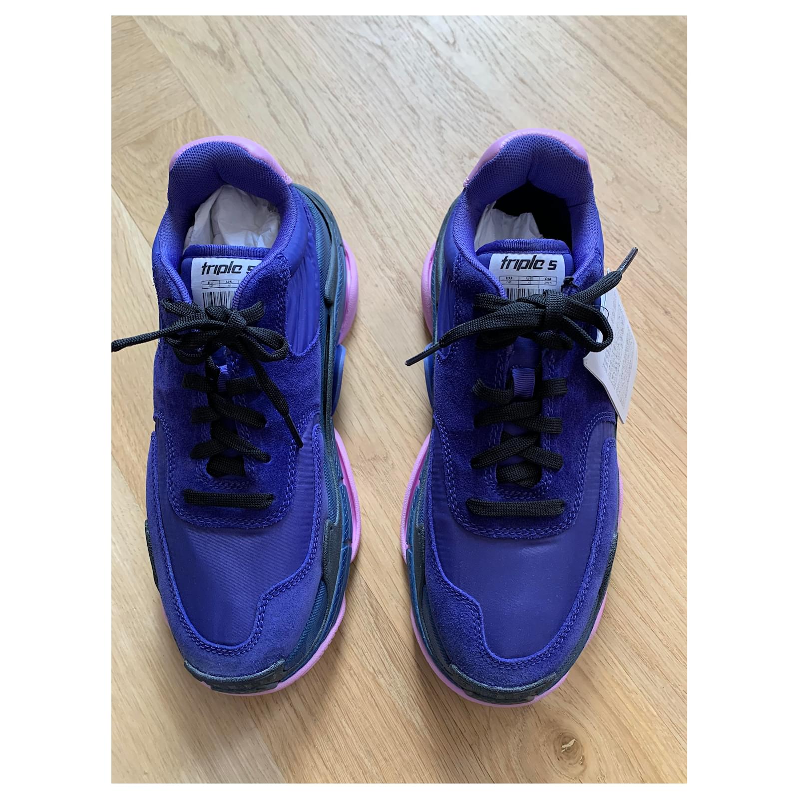 basket balenciaga violet