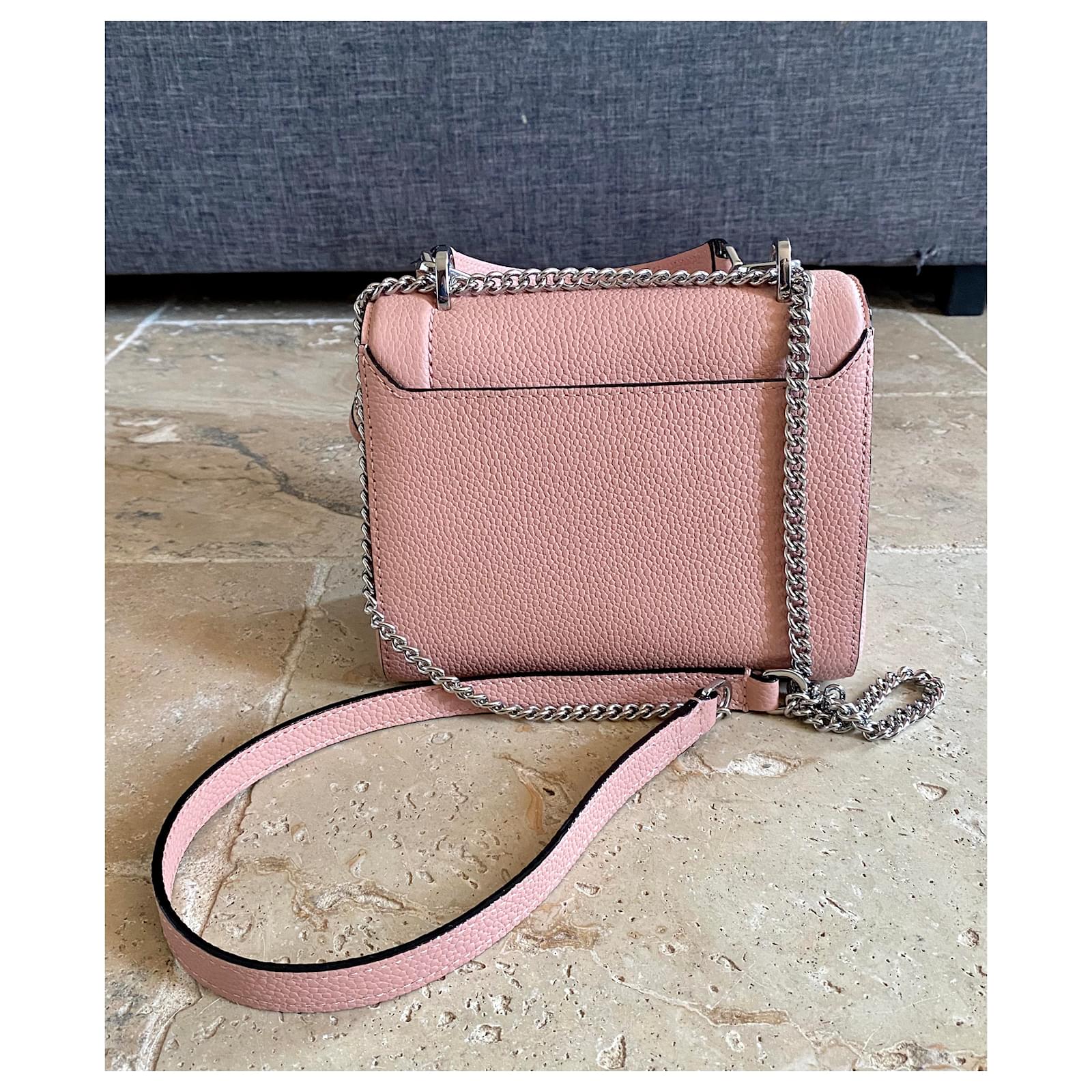 Lancel Ninon Cuir Rose ref.197141 - Joli Closet