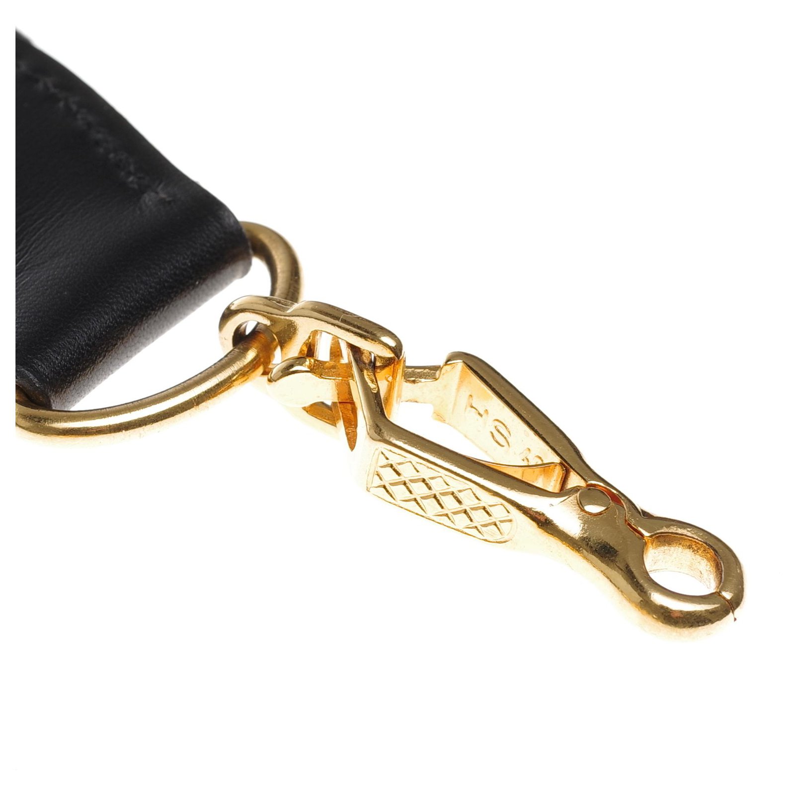 Hermès sport model shoulder strap in black canvas and leather, gold metal  hardware for Hermès bags Cloth ref.197309 - Joli Closet
