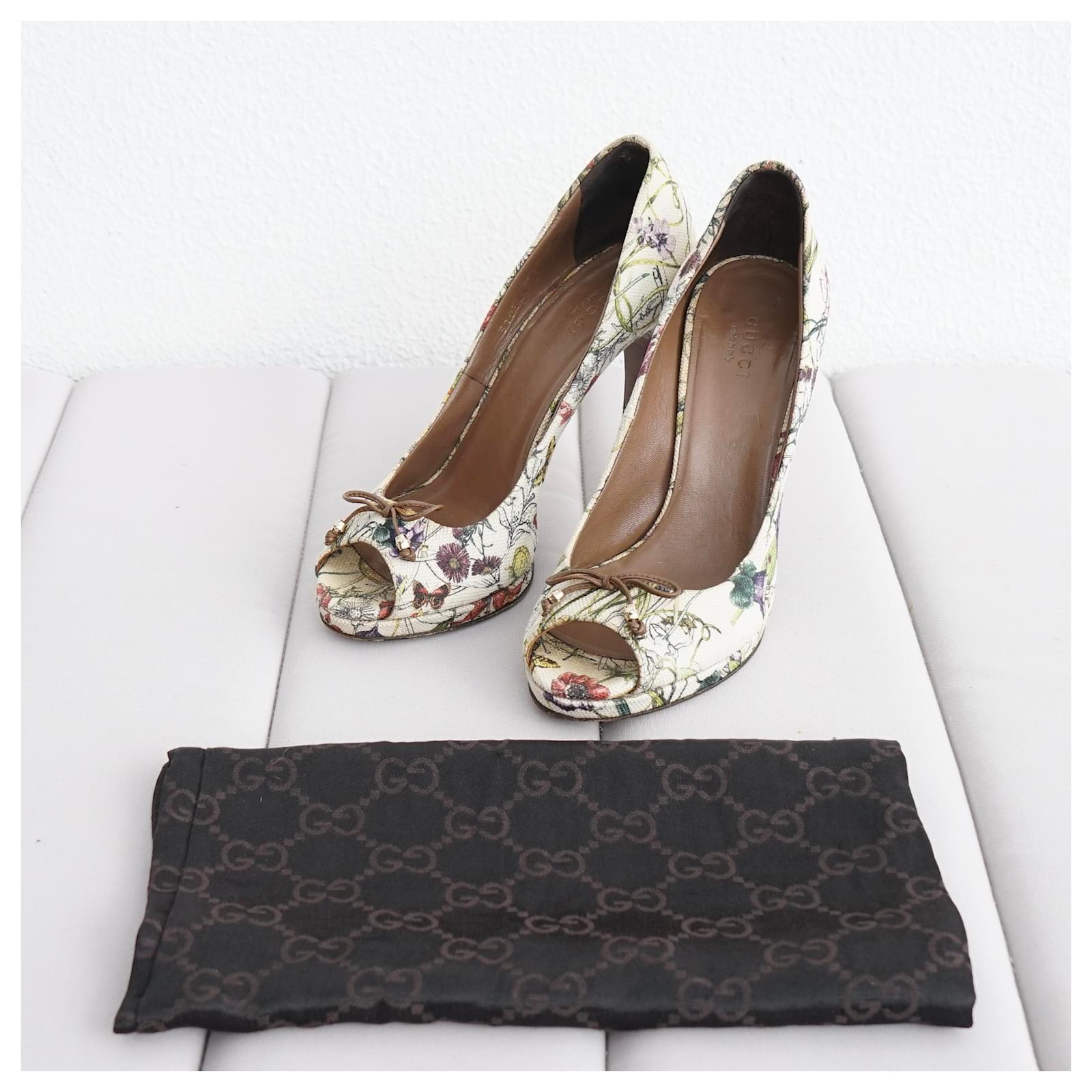 Gucci Talons Tissu Multicolore ref.197436 - Joli Closet