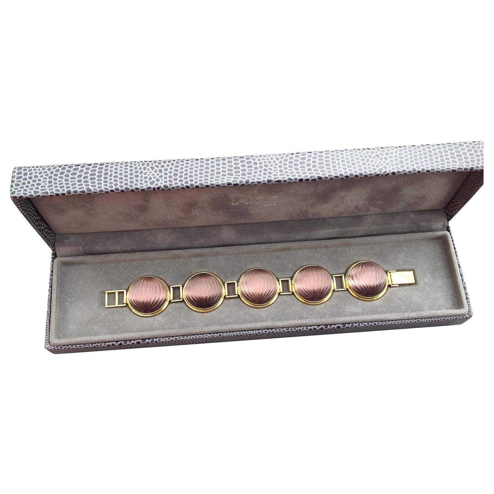 Lalique Bracelets Purple Gold-plated ref.197487 - Joli Closet