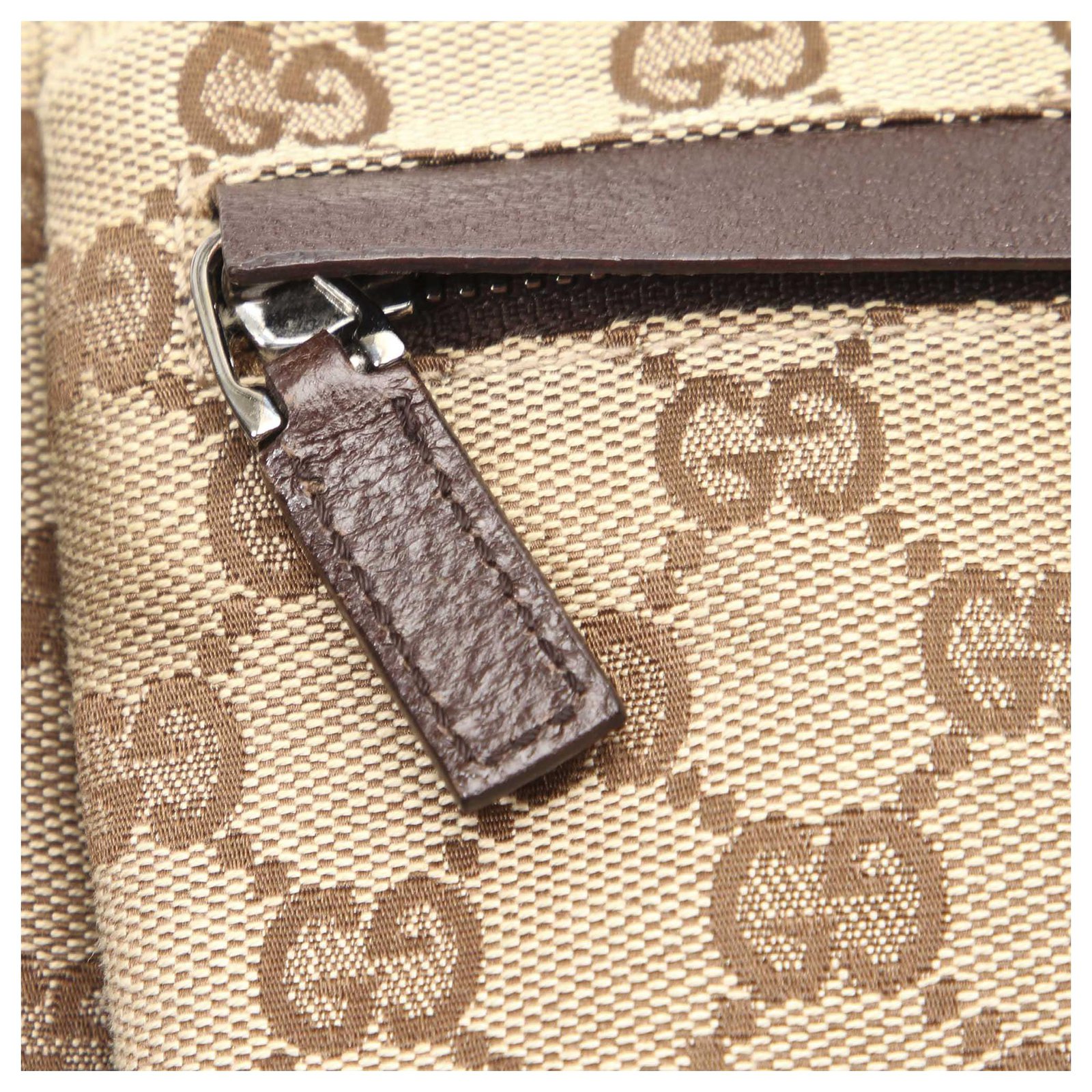 Gucci Brown Saddle Suede Belt Bag Leather Pony-style calfskin ref.261822 -  Joli Closet