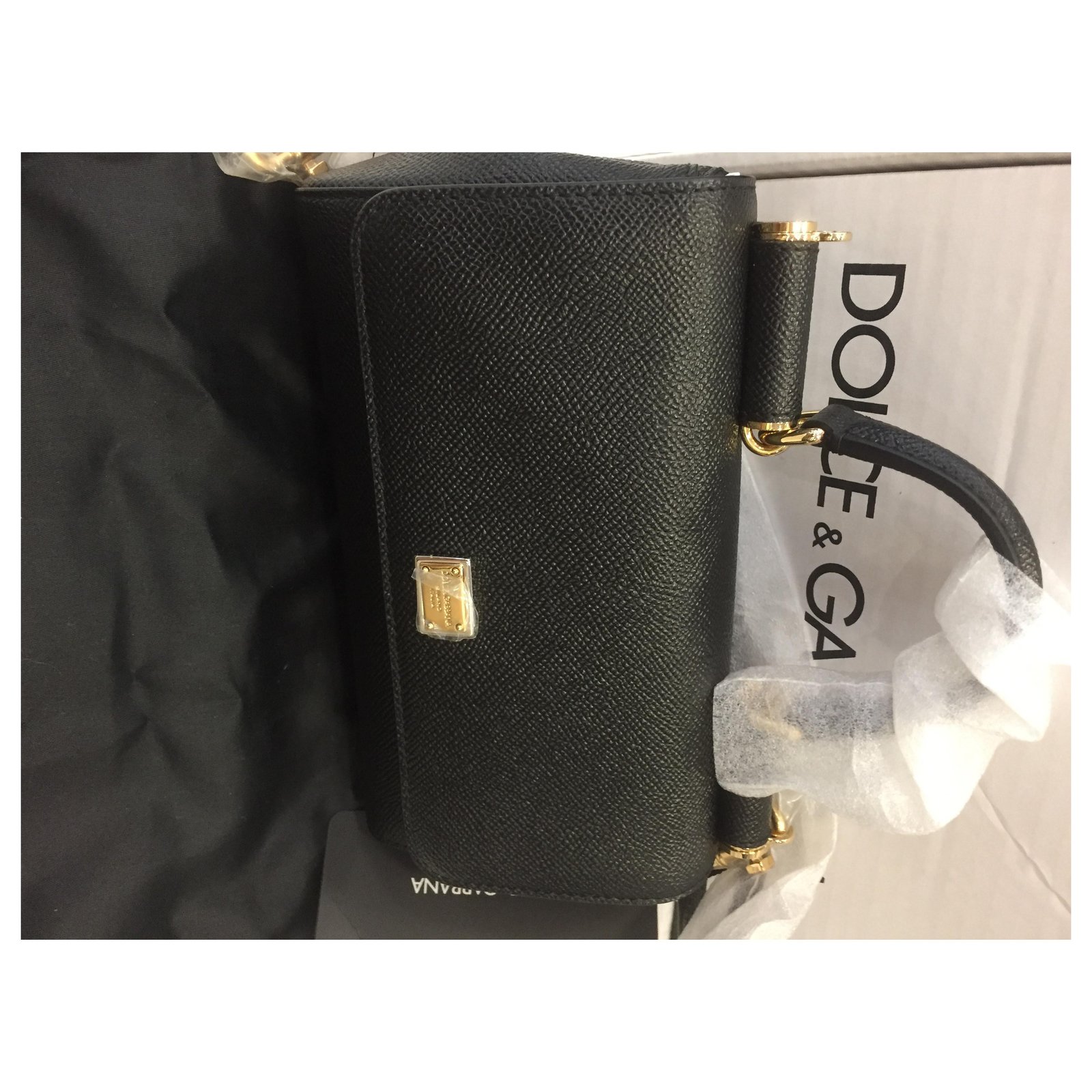 Dolce & Gabbana sicily Black Leather ref.198005 - Joli Closet