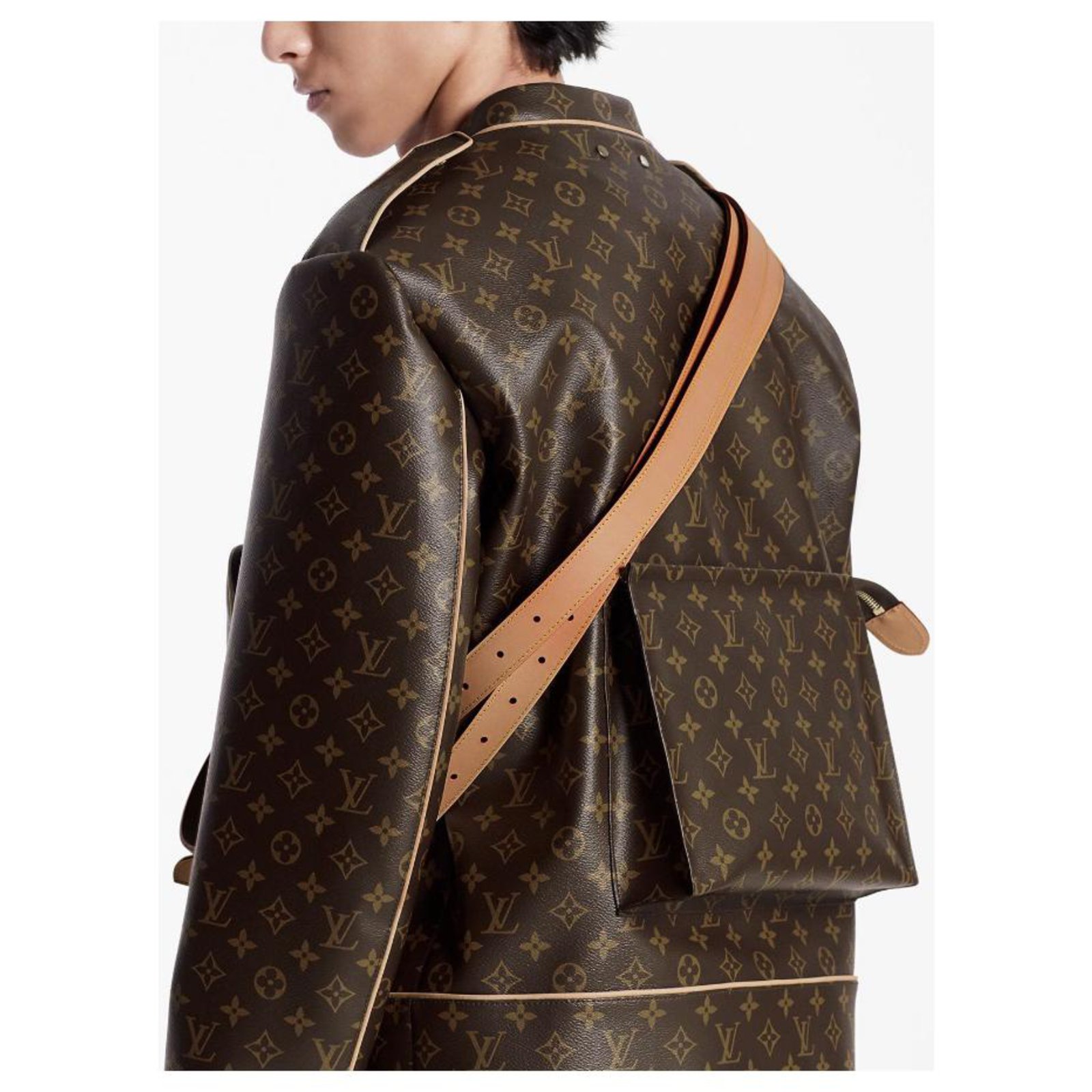 Aurizn - The Louis Vuitton Monogram Admiral Jacket is a