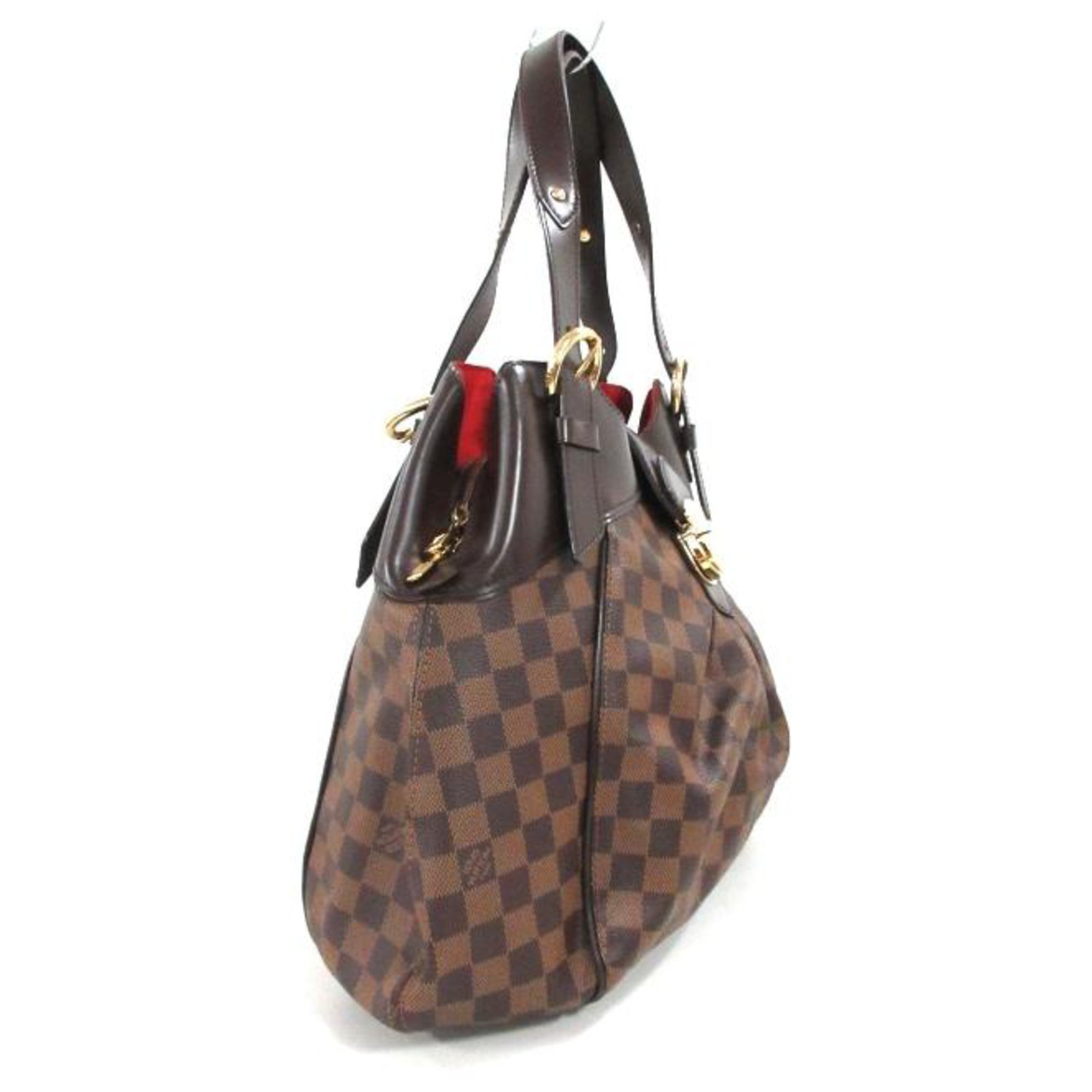 Auth LOUIS VUITTON Sistina GM N41540 Ebene Damier CH0190 Shoulder