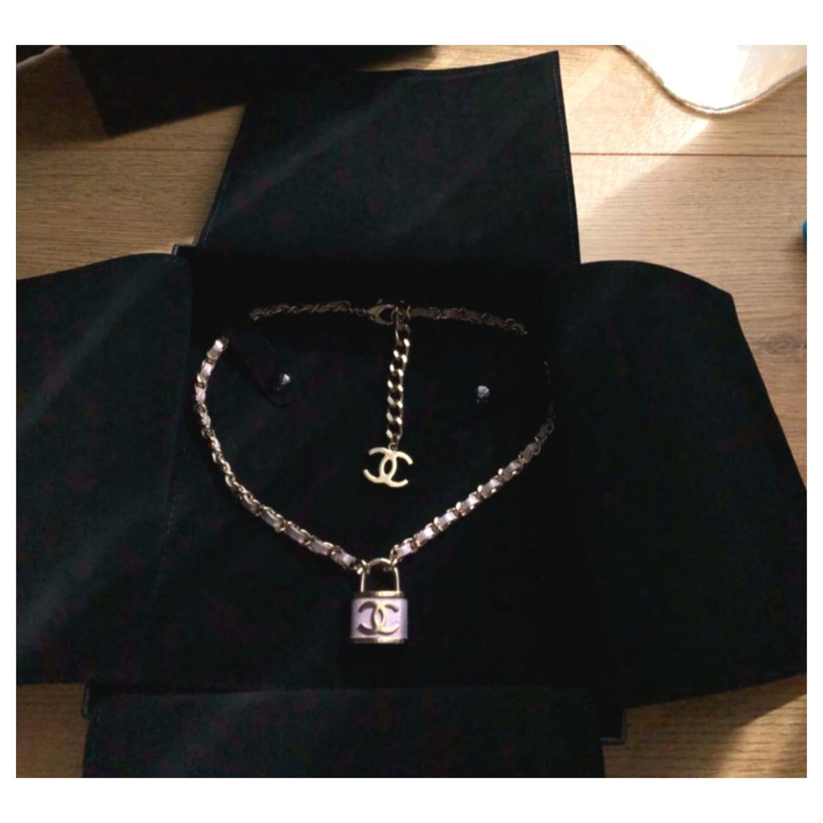 CC Lock Necklace  Haute Jewels