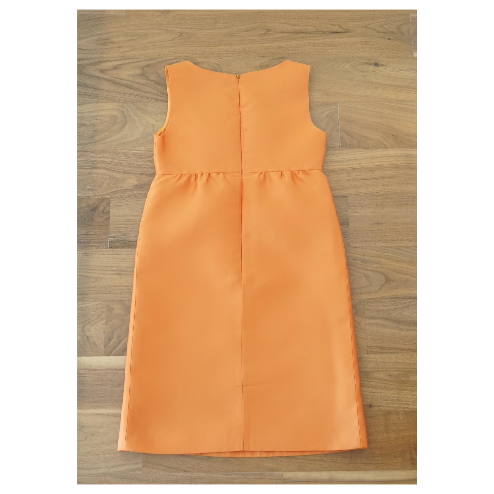 Prada Dresses Orange Silk Polyester  - Joli Closet