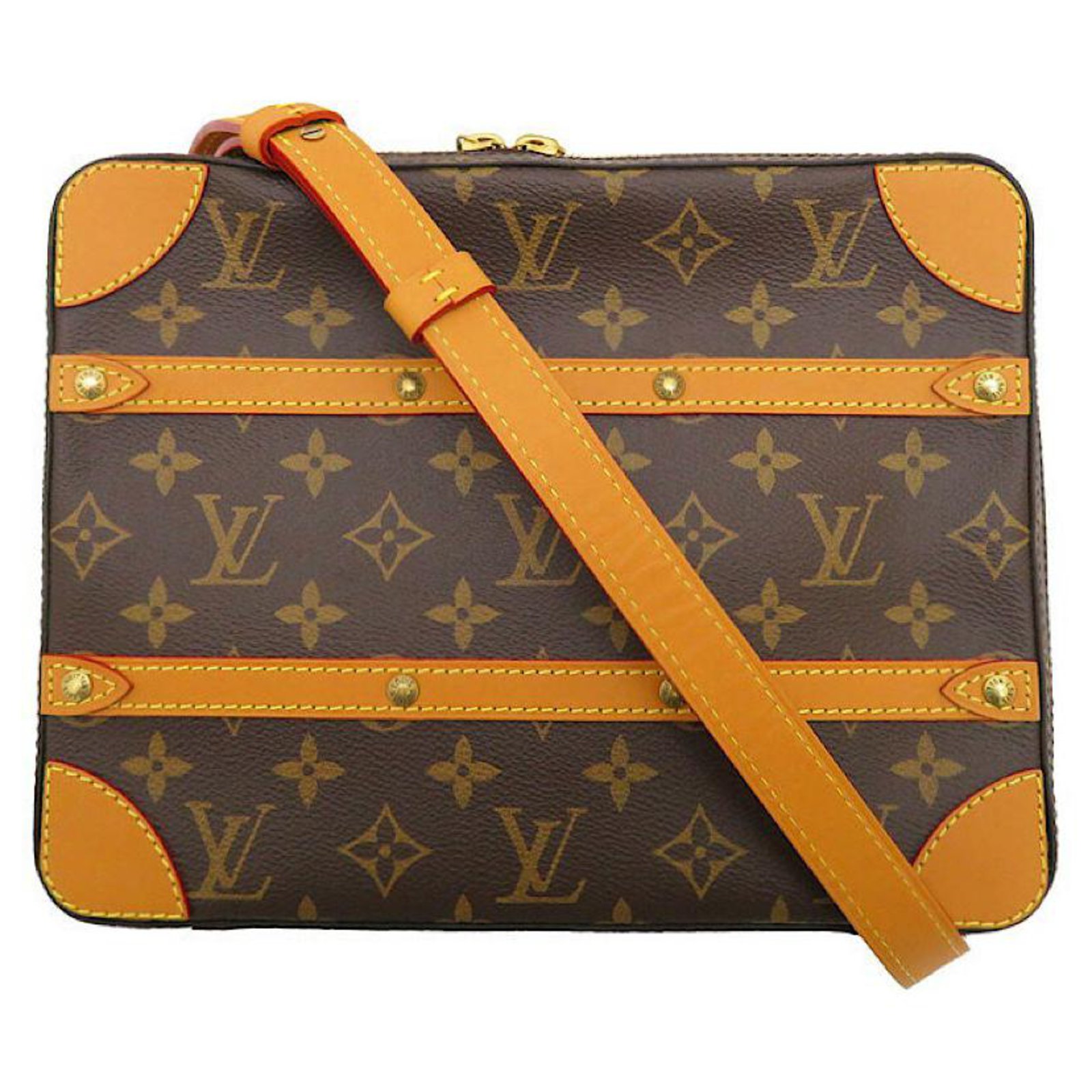 Louis Vuitton Sold Out Brand New Monogram Soft Trunk Messenger PM ...