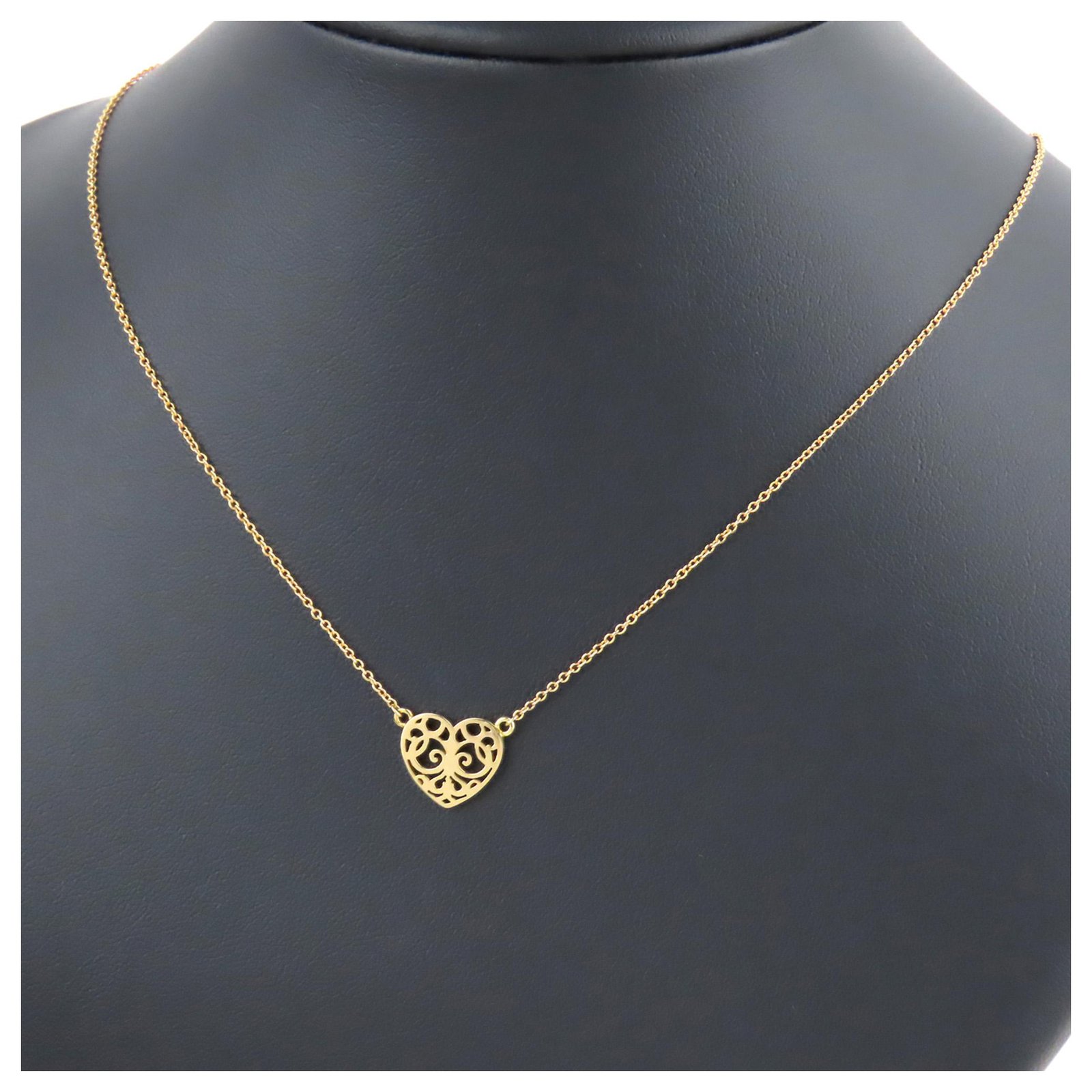 Tiffany enchant heart on sale necklace