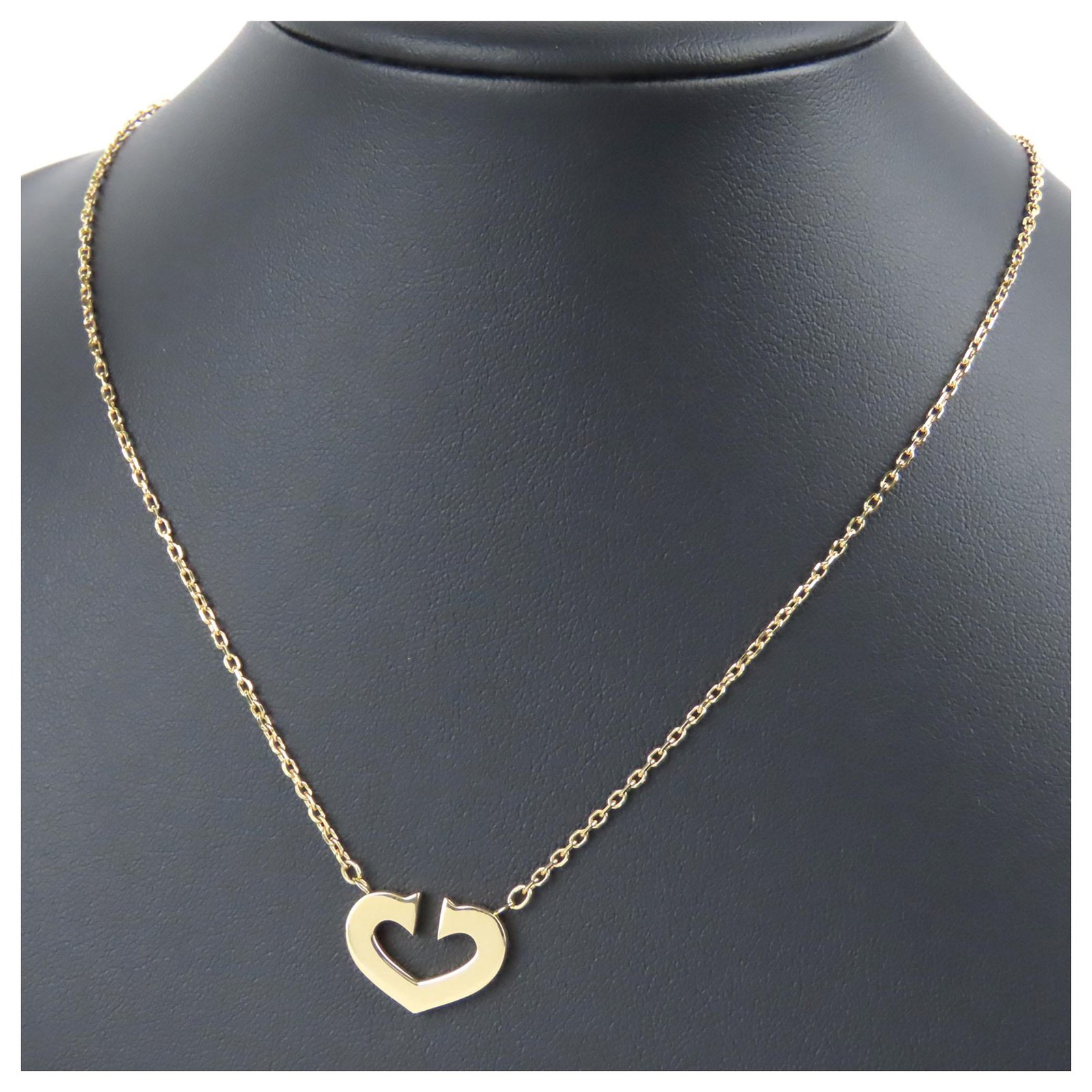 cartier necklace heart with hole