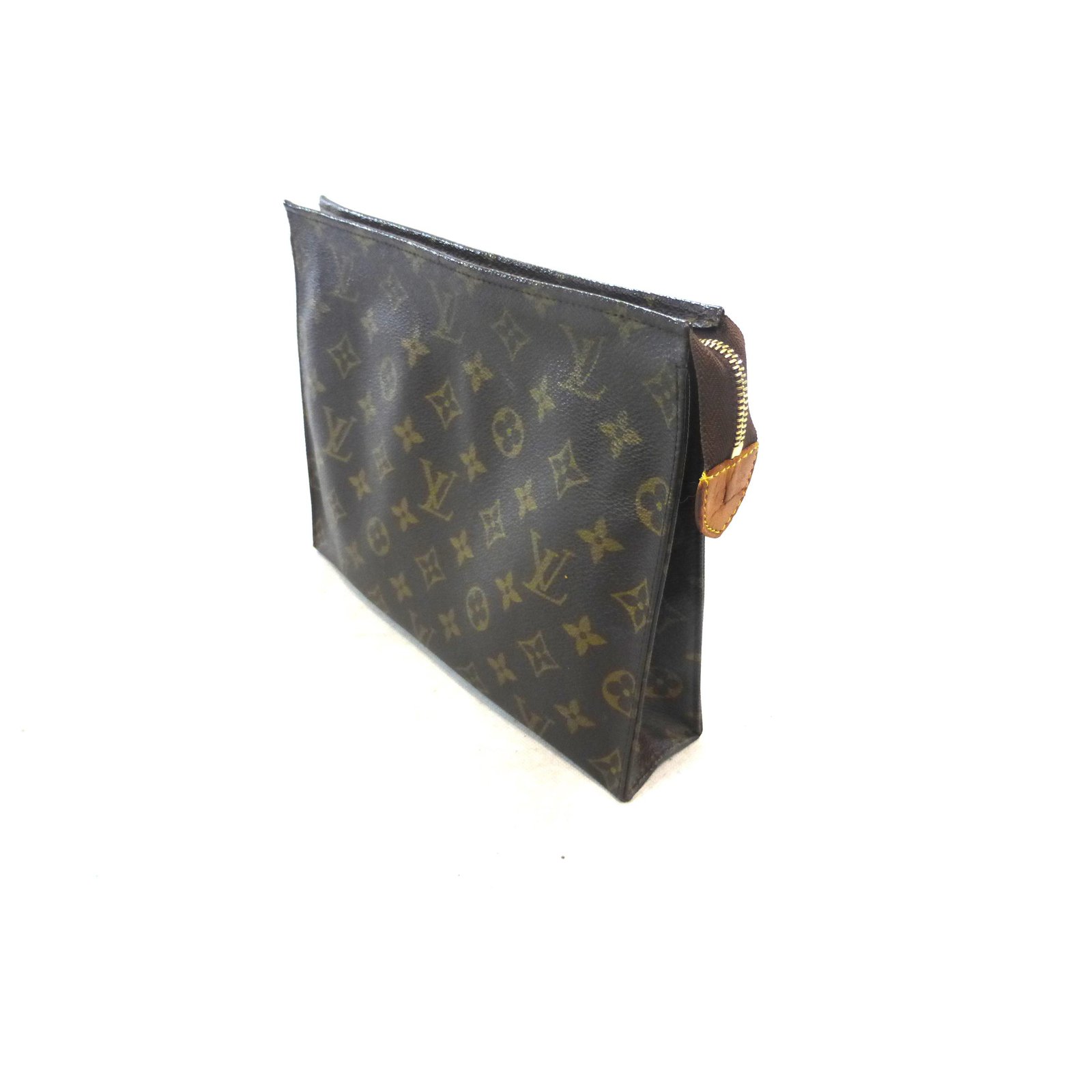 Louis Vuitton Toiletry pouch 26 Monogram Brown Leather ref.199239