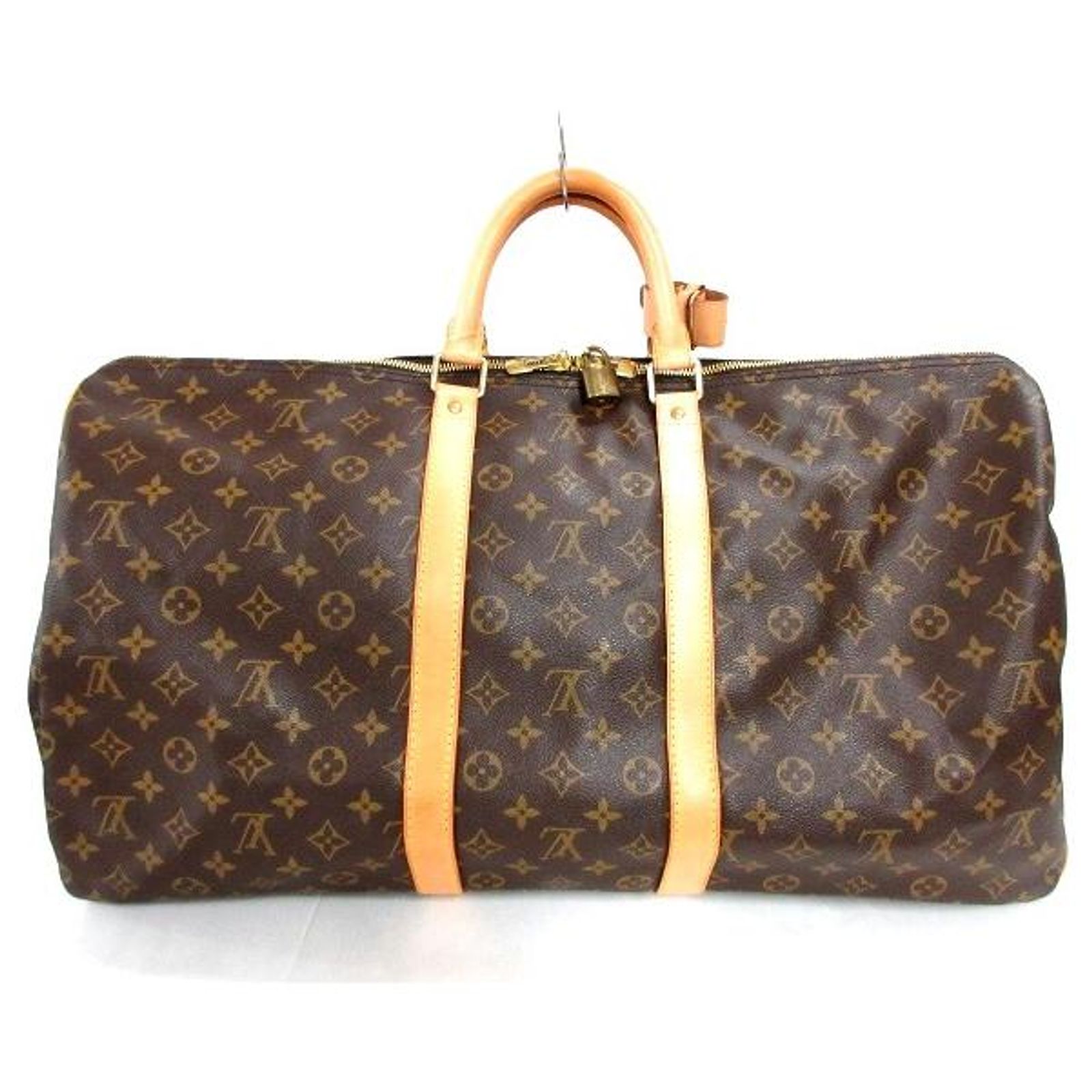 Louis Vuitton Keepall Bandouliere 55 Brown Cloth ref.199501 - Joli Closet