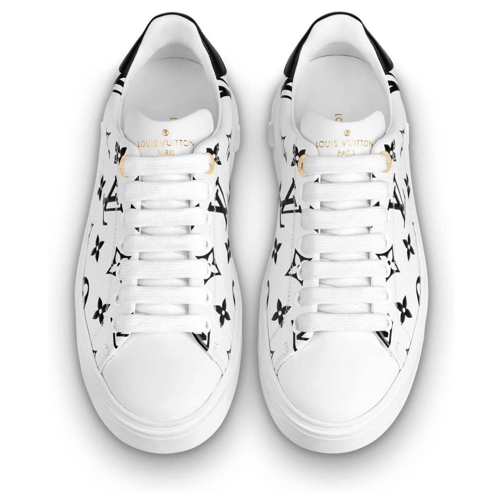 Louis Vuitton LV trainers new White Leather ref.915735 - Joli Closet
