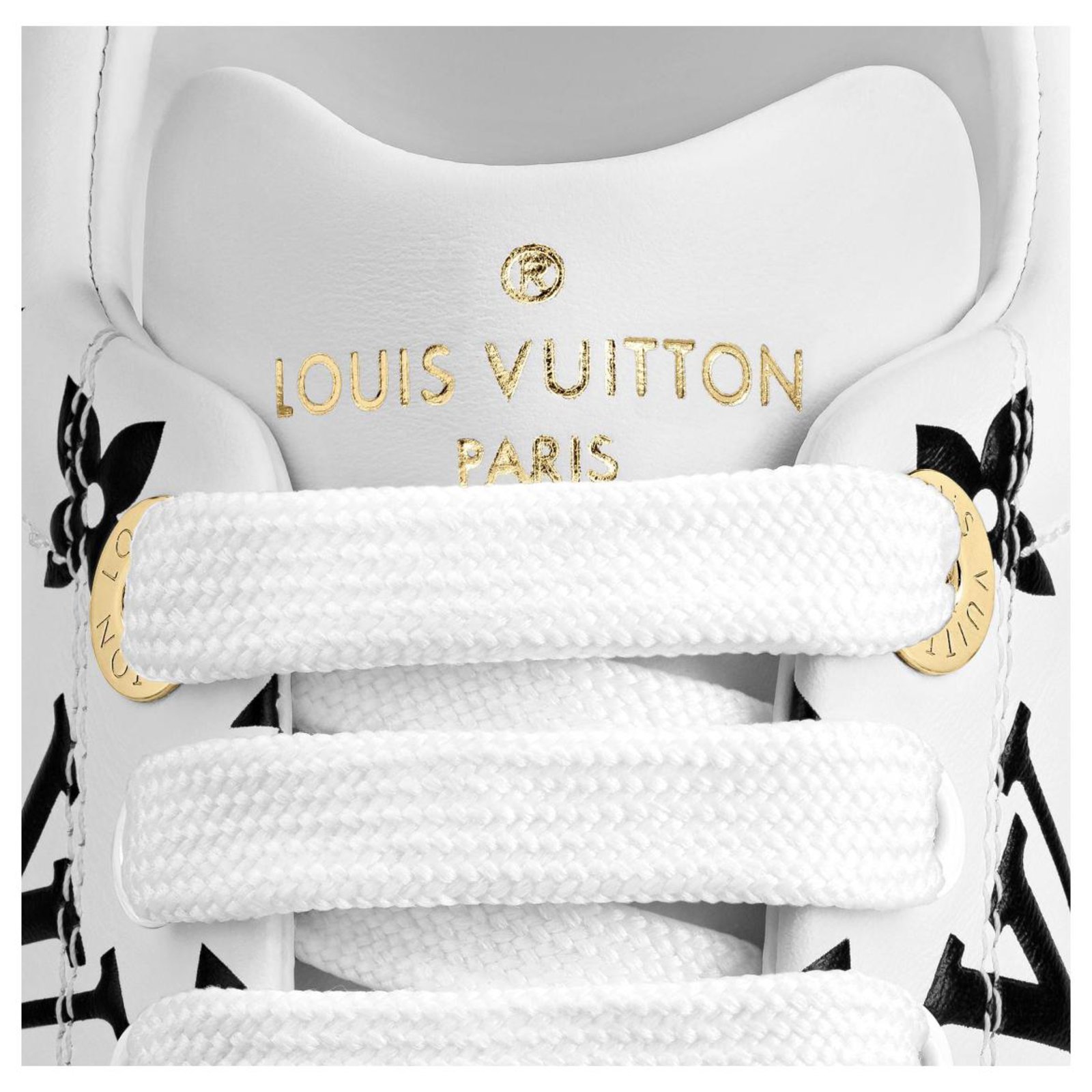 LOUIS VUITTON Espadrilles Plateforme Sandales Cuir Paille Blanc LV Auth  ac1459 ref.746226 - Joli Closet