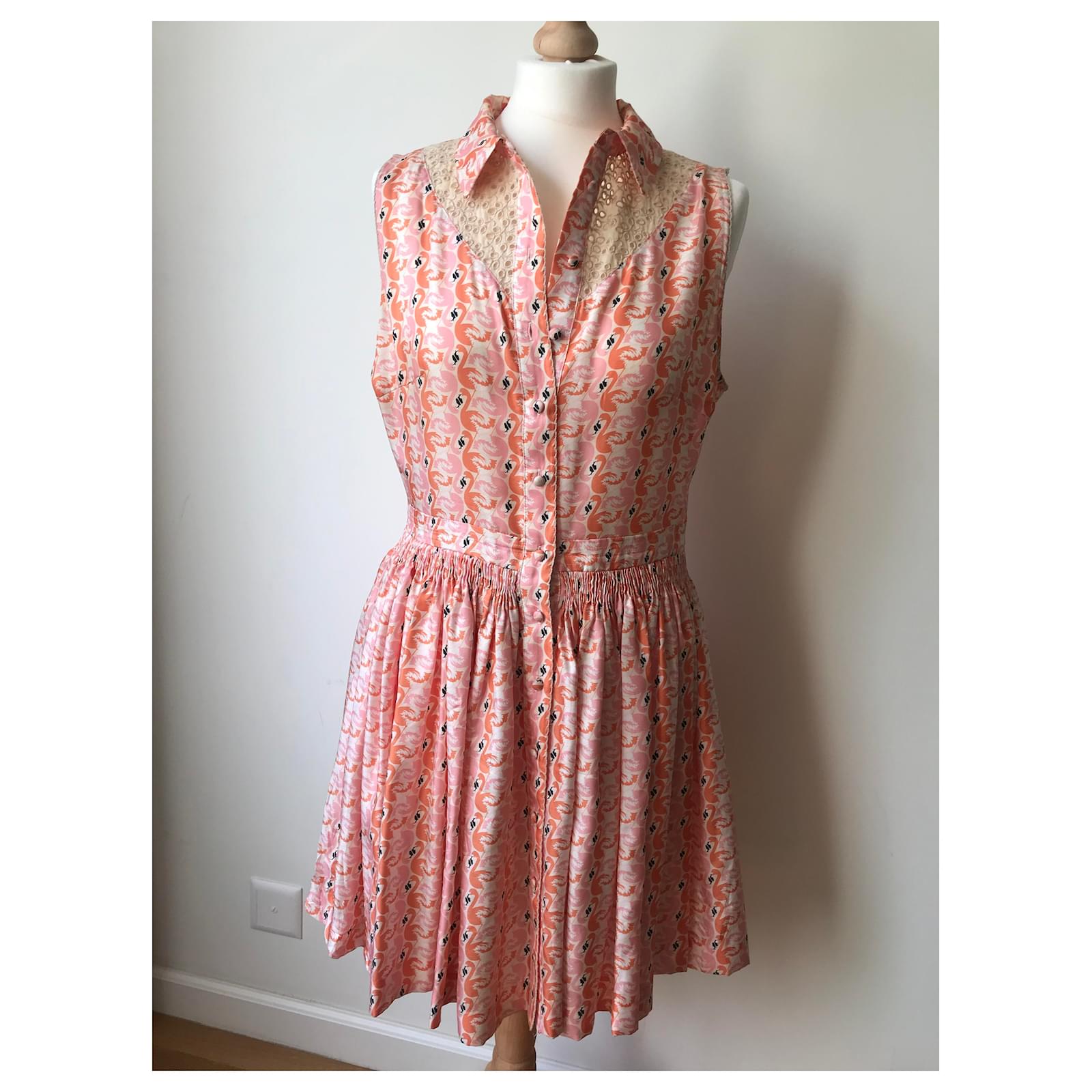 Manoush Robes Soie Multicolore ref.199903 Joli Closet