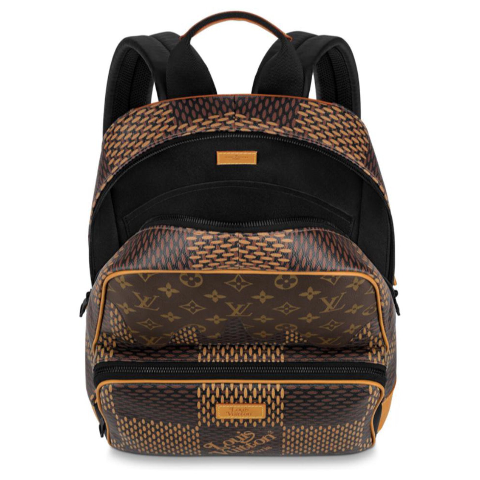 Louis Vuitton NIGO Backpack Bag N40380 Monogram Damier Brown Auth LV New  receipt