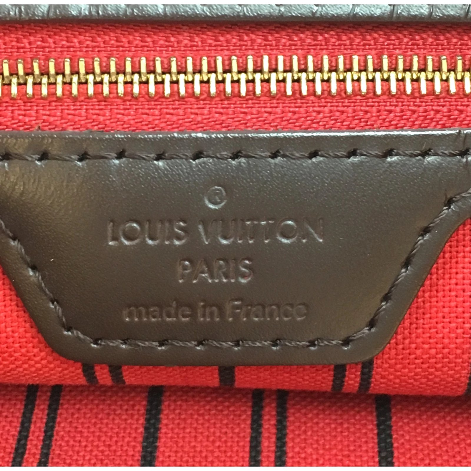 Louis Vuitton Delightful PM Damier Ébène Canvas Brown Leather ref.201084 -  Joli Closet