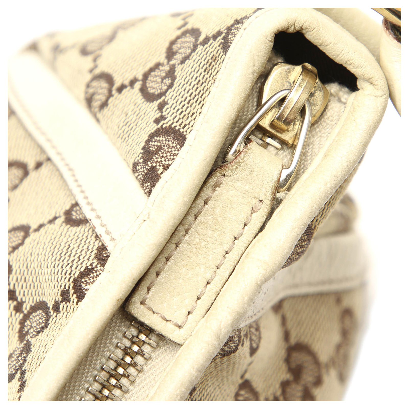 Weiße Abbey D-Ring-Tasche von Gucci Leder Kalbähnliches Kalb ref.969216 -  Joli Closet