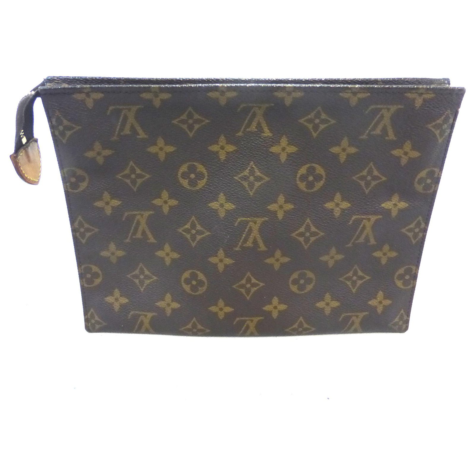 Louis Vuitton Toiletry pouch 26 Monogram Brown Leather ref.175343