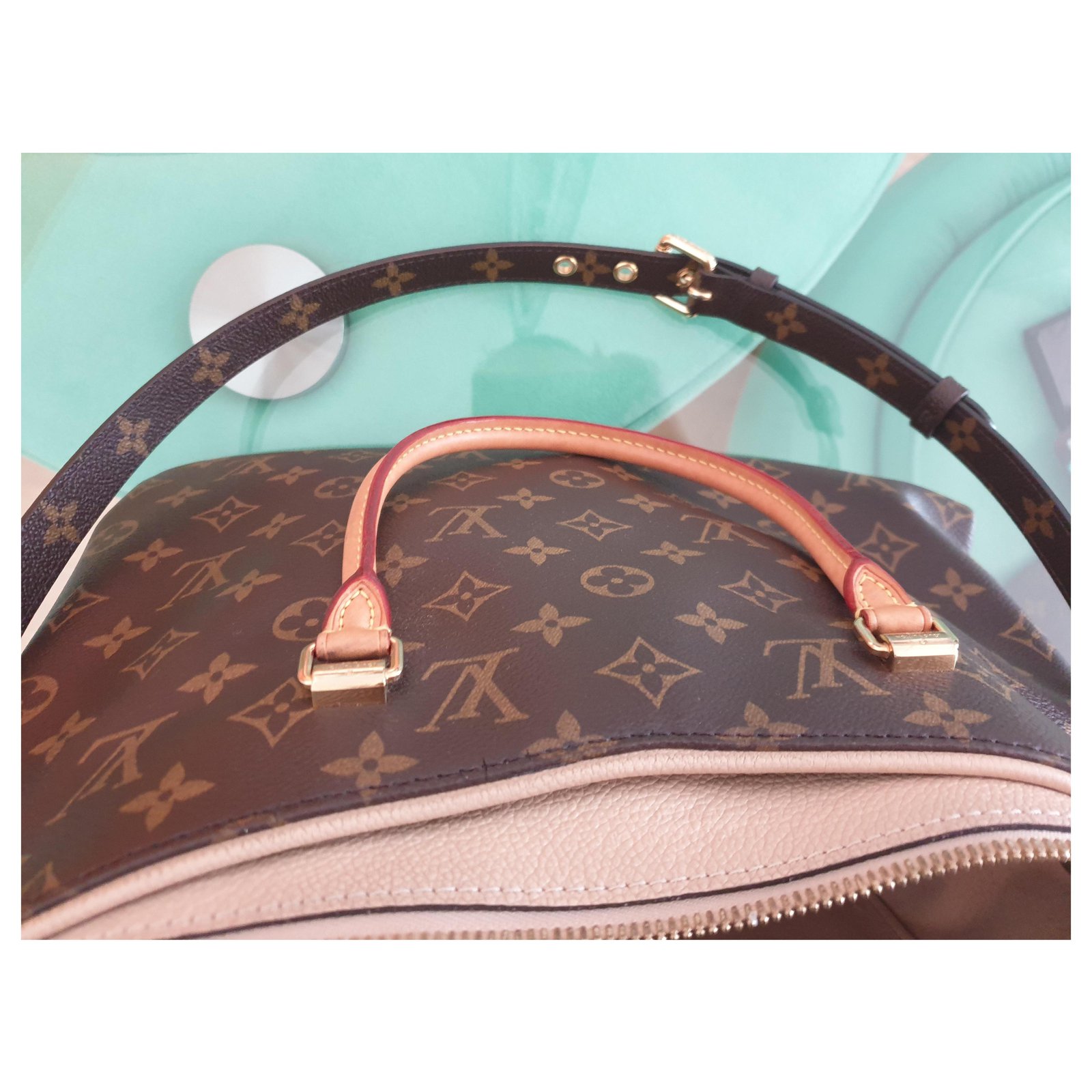 Louis Vuitton Tasche Pallas MM wie NEU mit Rechnung