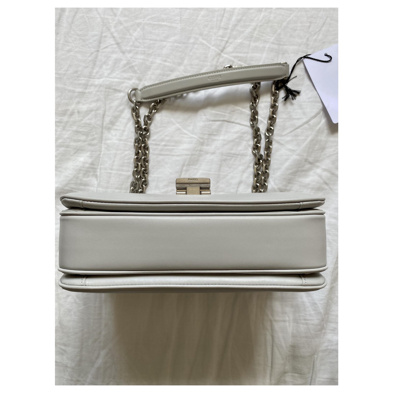 Céline CELINE Shoulder Chain Clutch Bag Leather 2Set Brown White Auth  bs5313 ref.926009 - Joli Closet