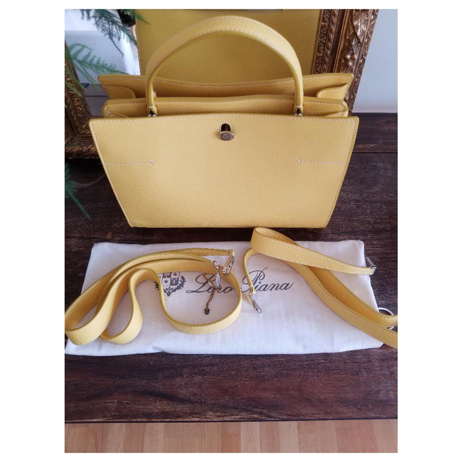 Loro * Piana Bag Uno Elegant LP EP L27 Panda Bag Oro * Lp Lunch Box Bag  Piana Handbag Simple And Fashionable One Shoulder From Jaquemus_bags,  $82.66