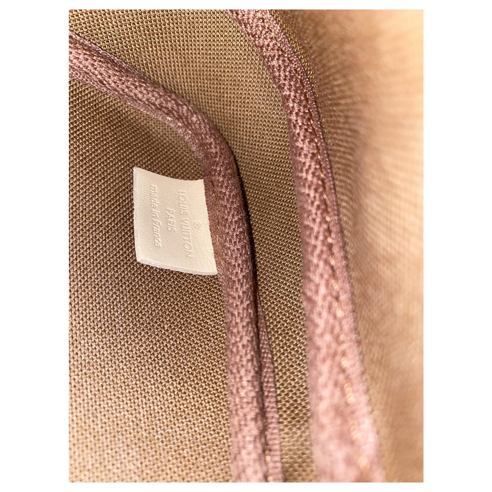 Louis Vuitton Fold Me pochette in coated canvas Brown ref.949623 - Joli  Closet