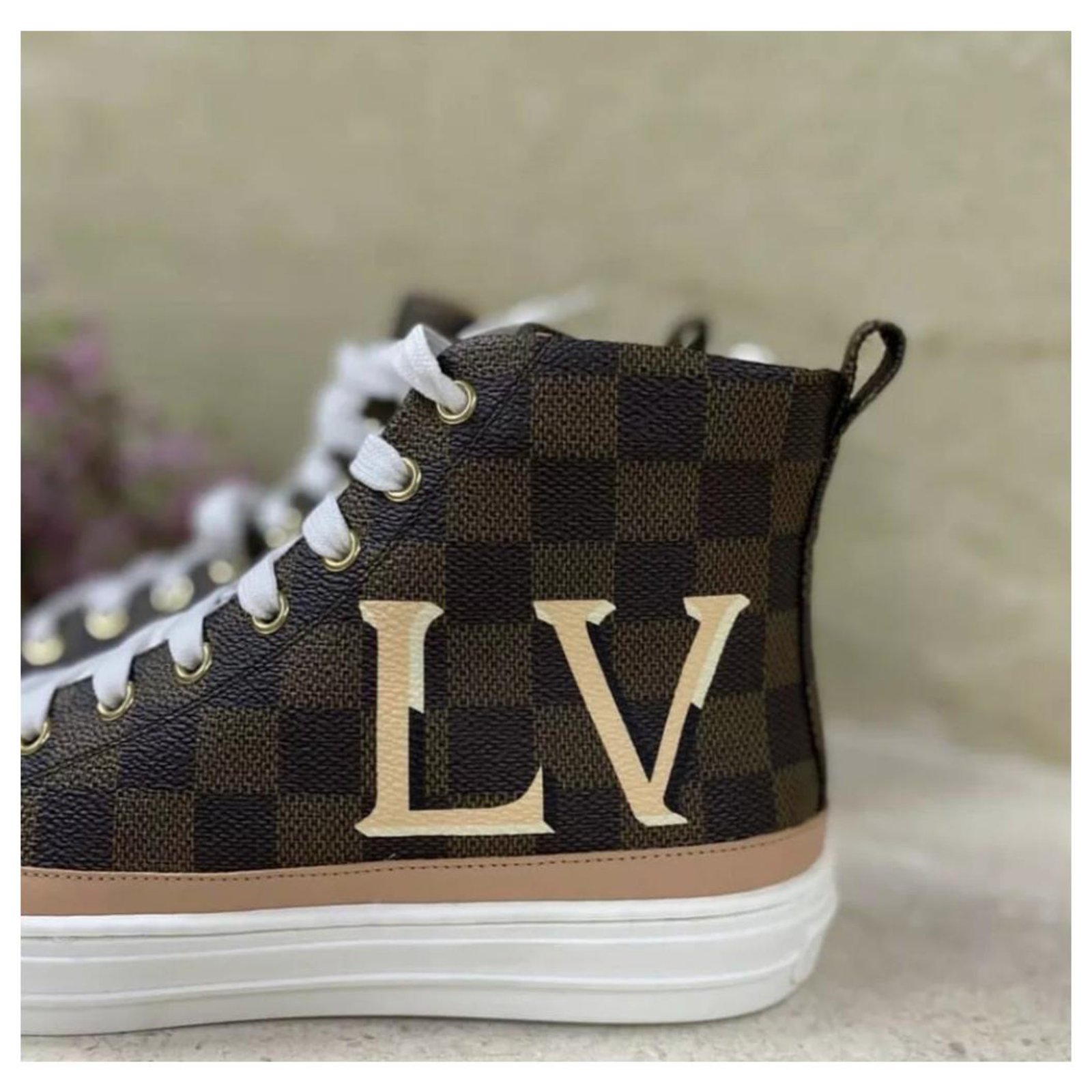 Louis Vuitton Monogram-Multi High-Top Sneakers