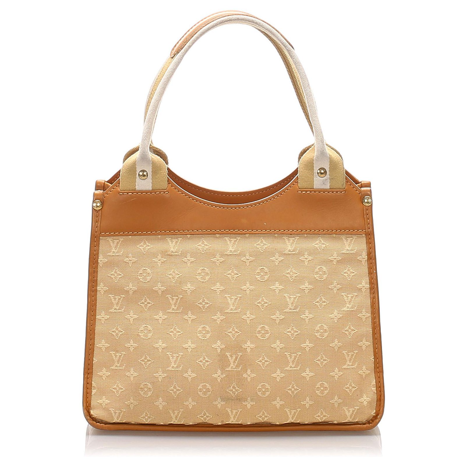 Louis Vuitton Brown Monogram Mini Lin Sac Kathleen Leather Cotton  Pony-style calfskin Cloth ref.202480 - Joli Closet