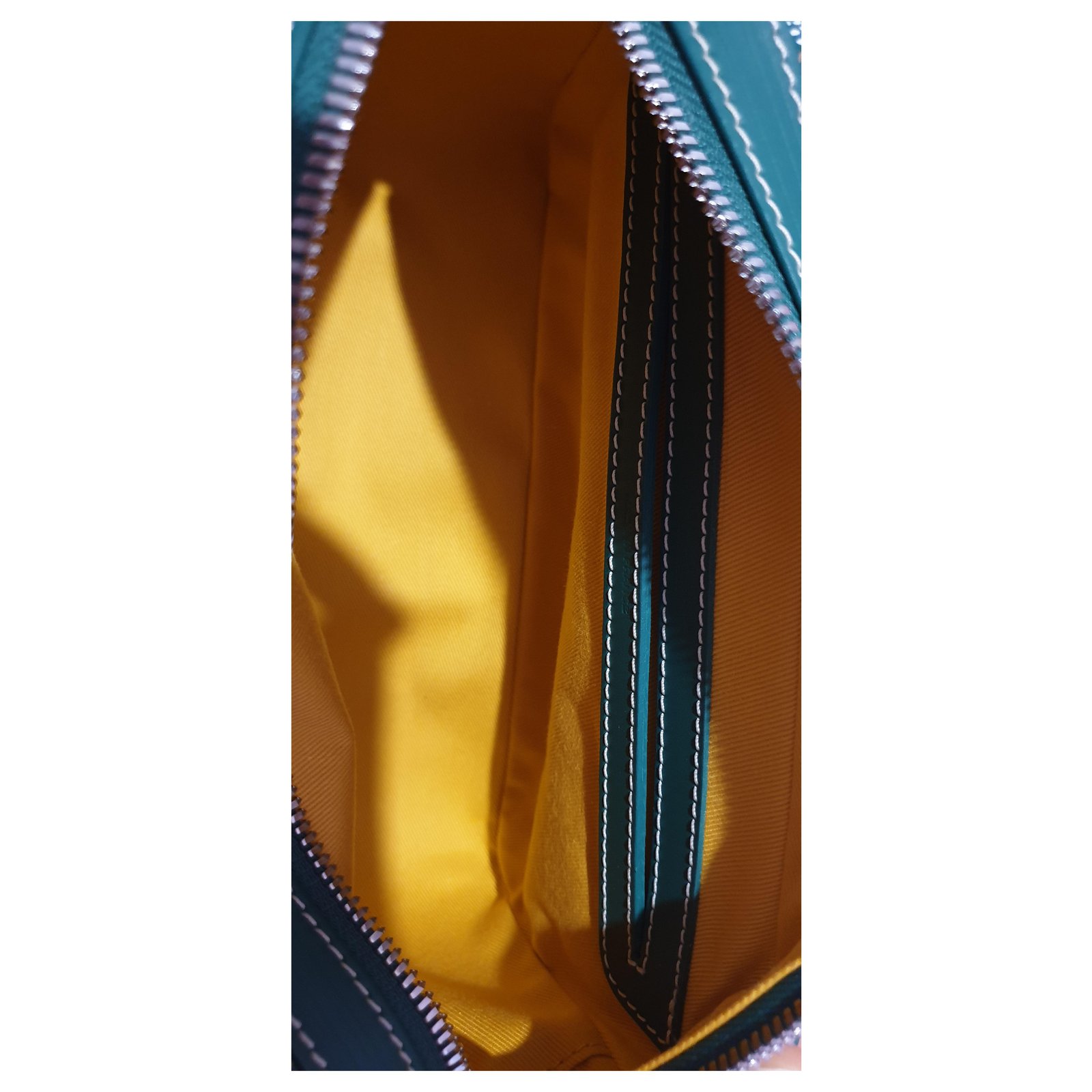 Goyard Green cap Dark blue Leather ref.124851 - Joli Closet