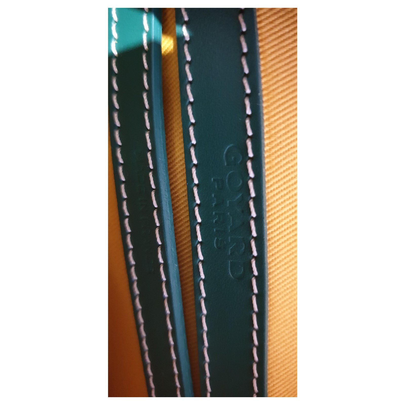 Cap Vert Goyard Green cap Patent leather ref.146802 - Joli Closet