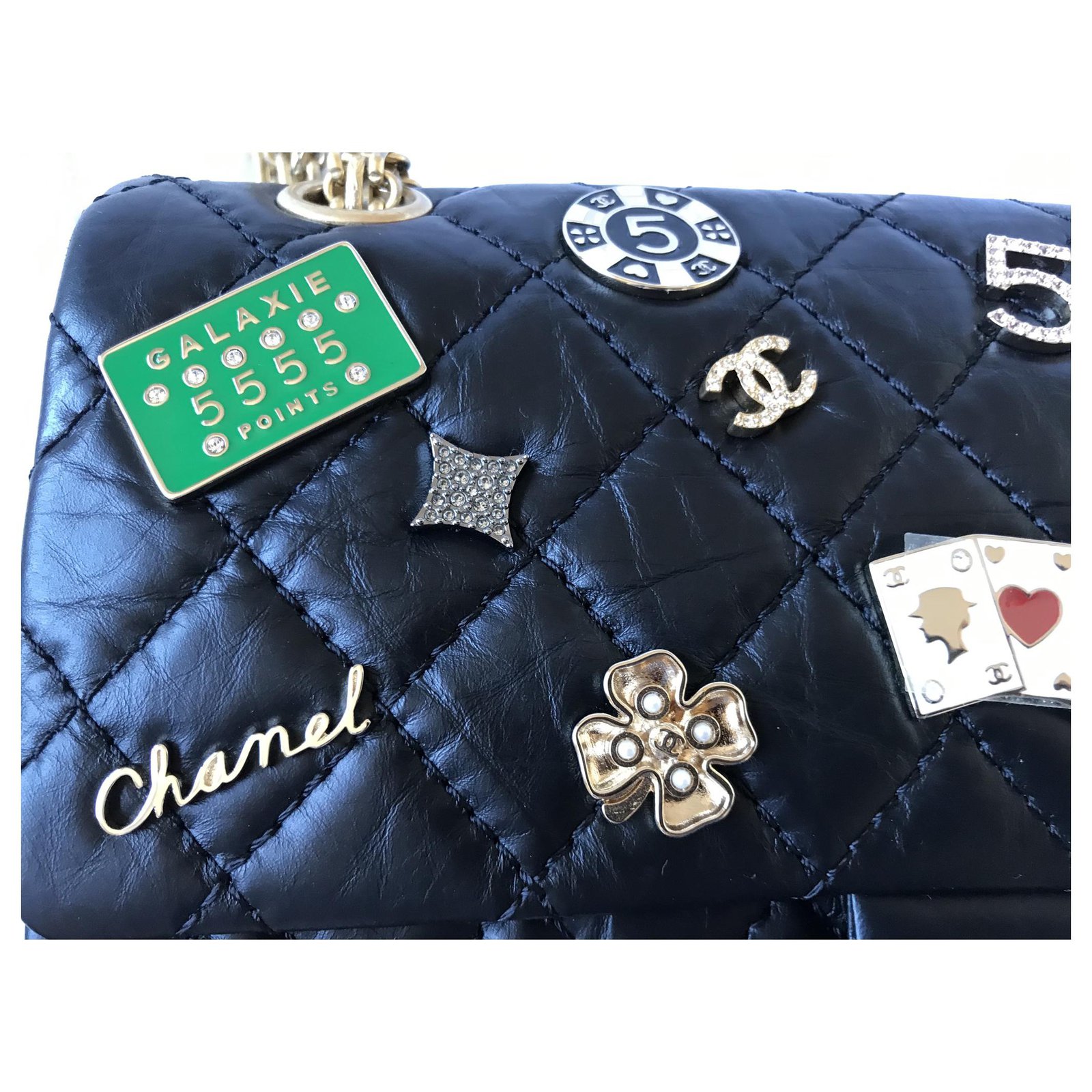 Chanel Gold Reissue 2.55 Lucky Charm Bag
