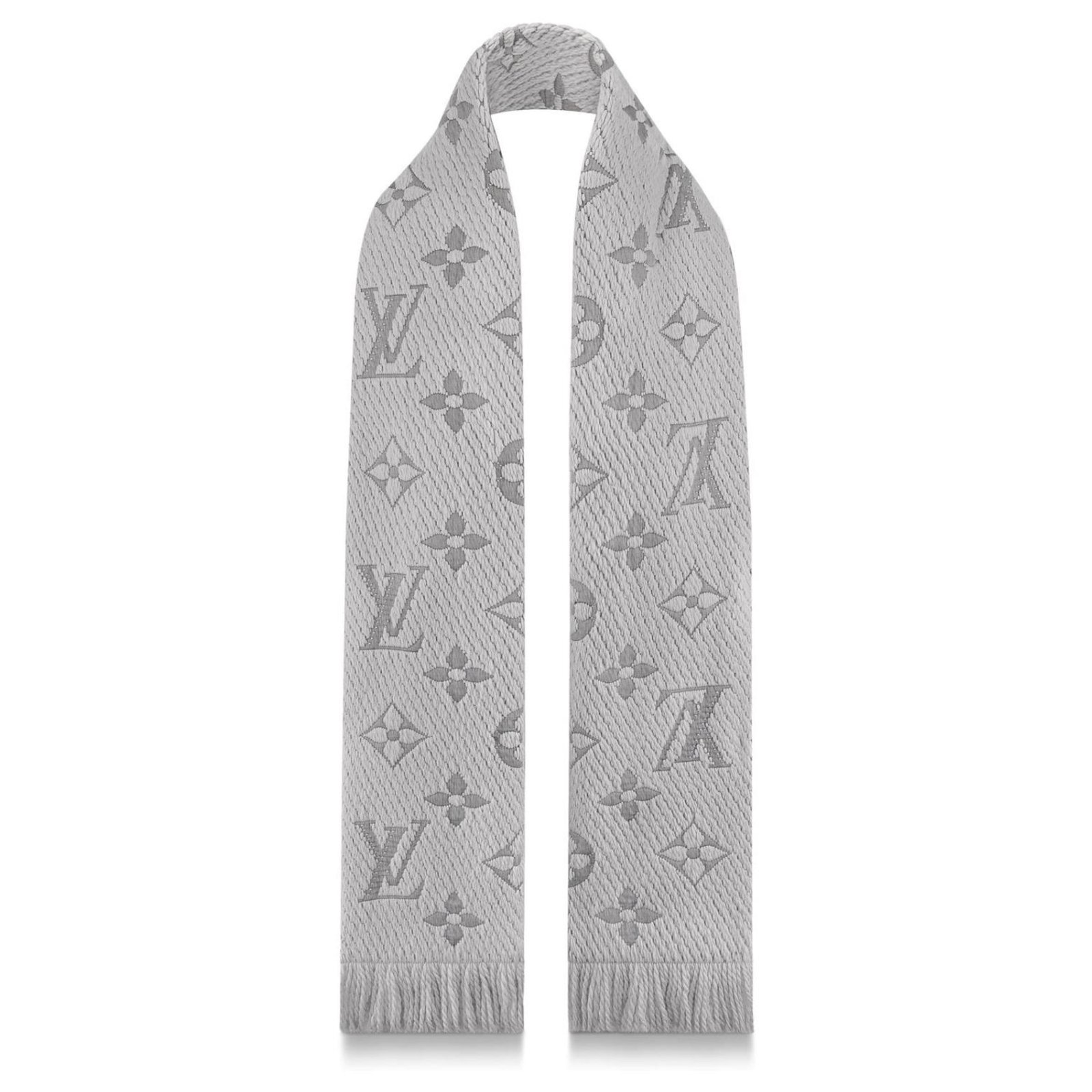 Louis Vuitton Logomania Wool Scarf - Grey Scarves and Shawls, Accessories -  LOU760556