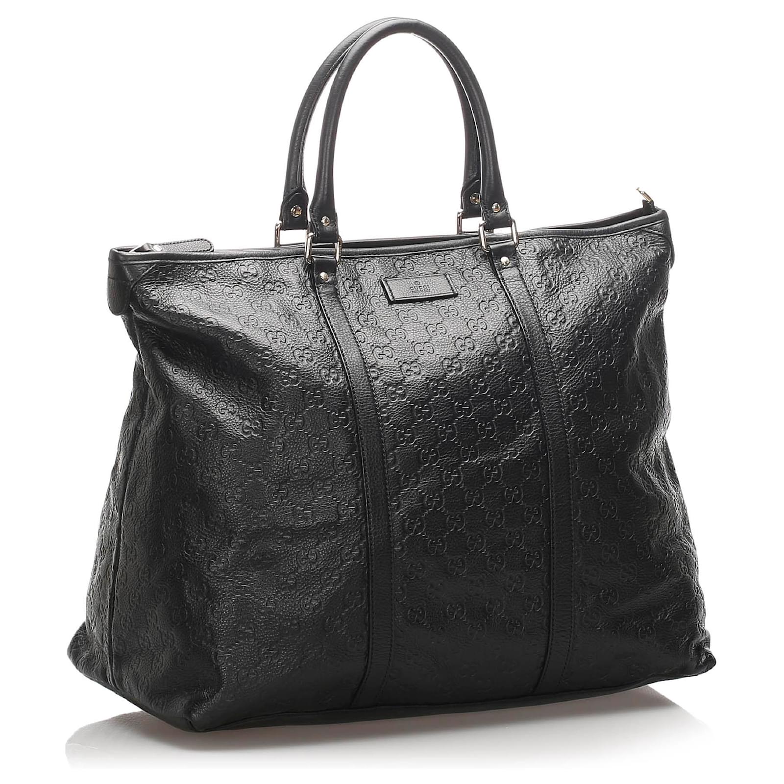 guccissima tote black