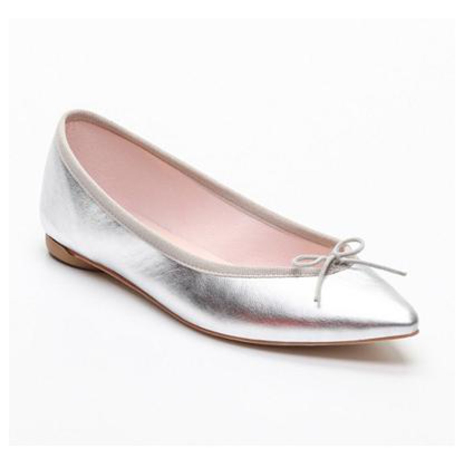 Repetto Brigitte Silvery Leather ref.203796 - Joli Closet