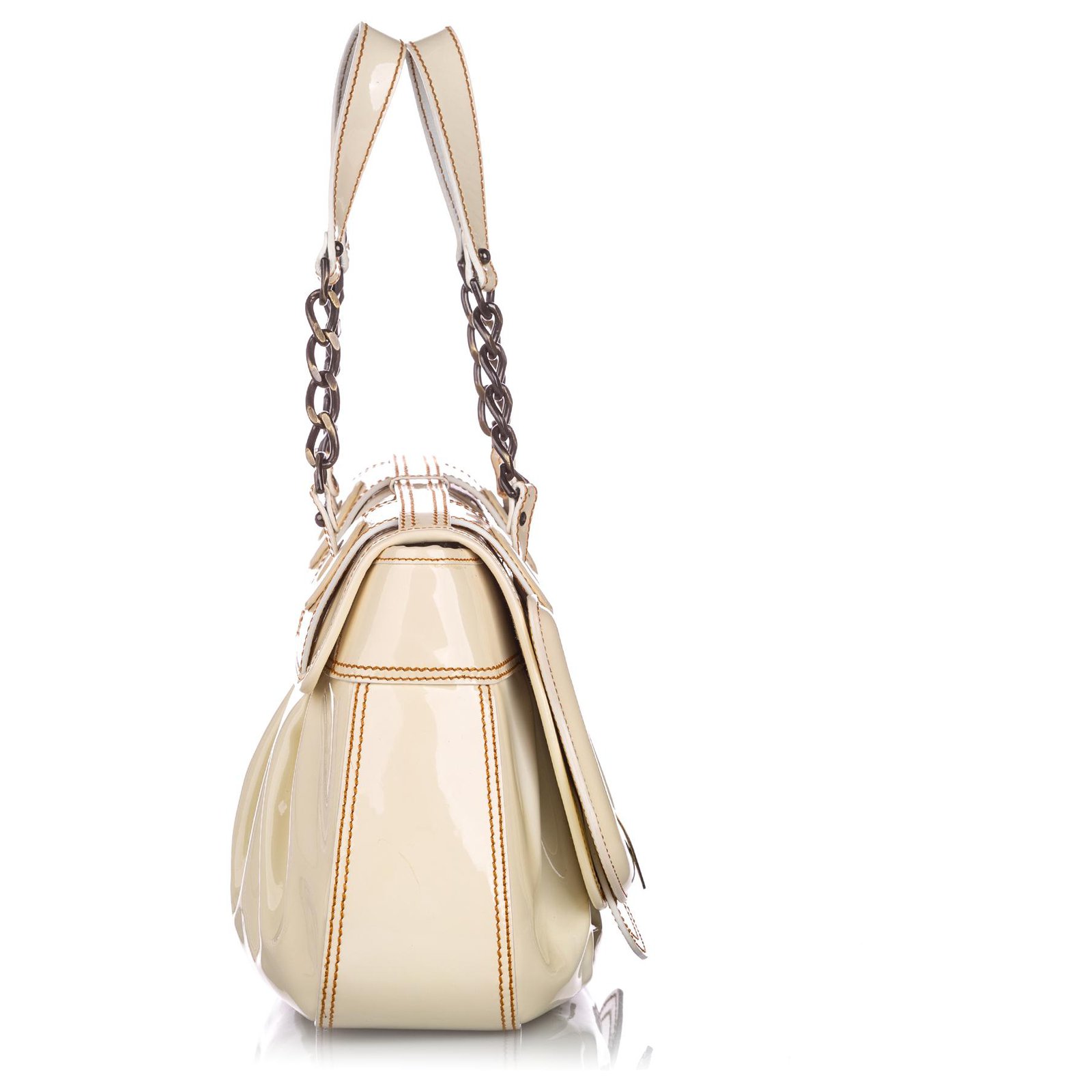 Fendi Spy White Leather ref.406750 - Joli Closet