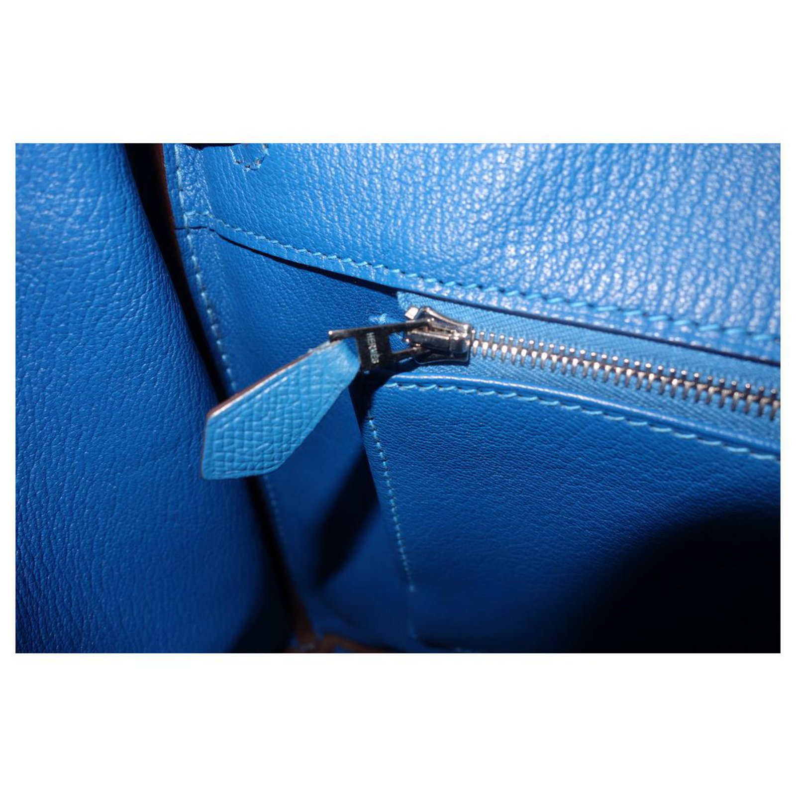 Hermès Birkin 35 Blue Zanzibar - Designer WishBags