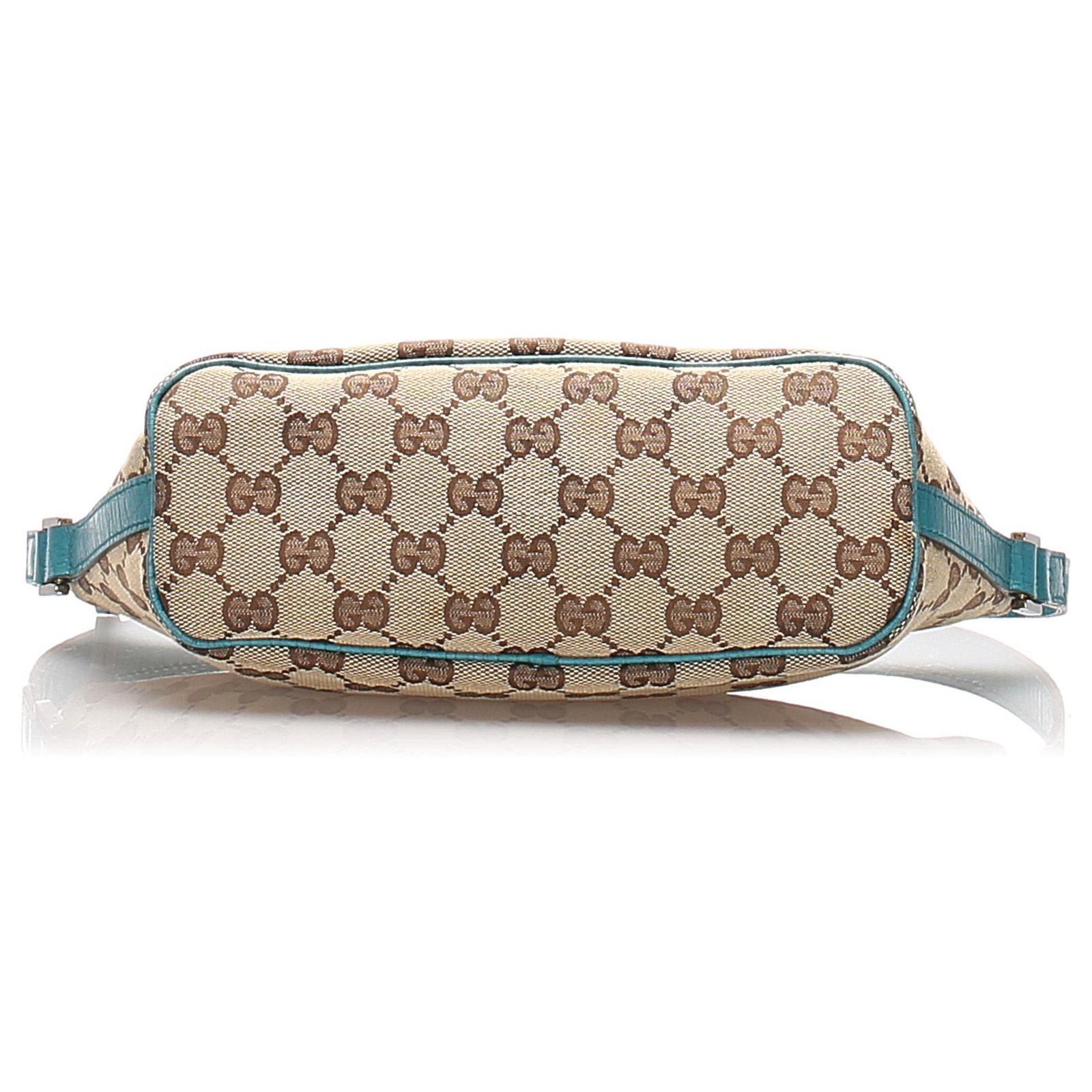 Gucci Brown GG Canvas Boat Beige Cloth Cloth ref.204326 - Joli Closet