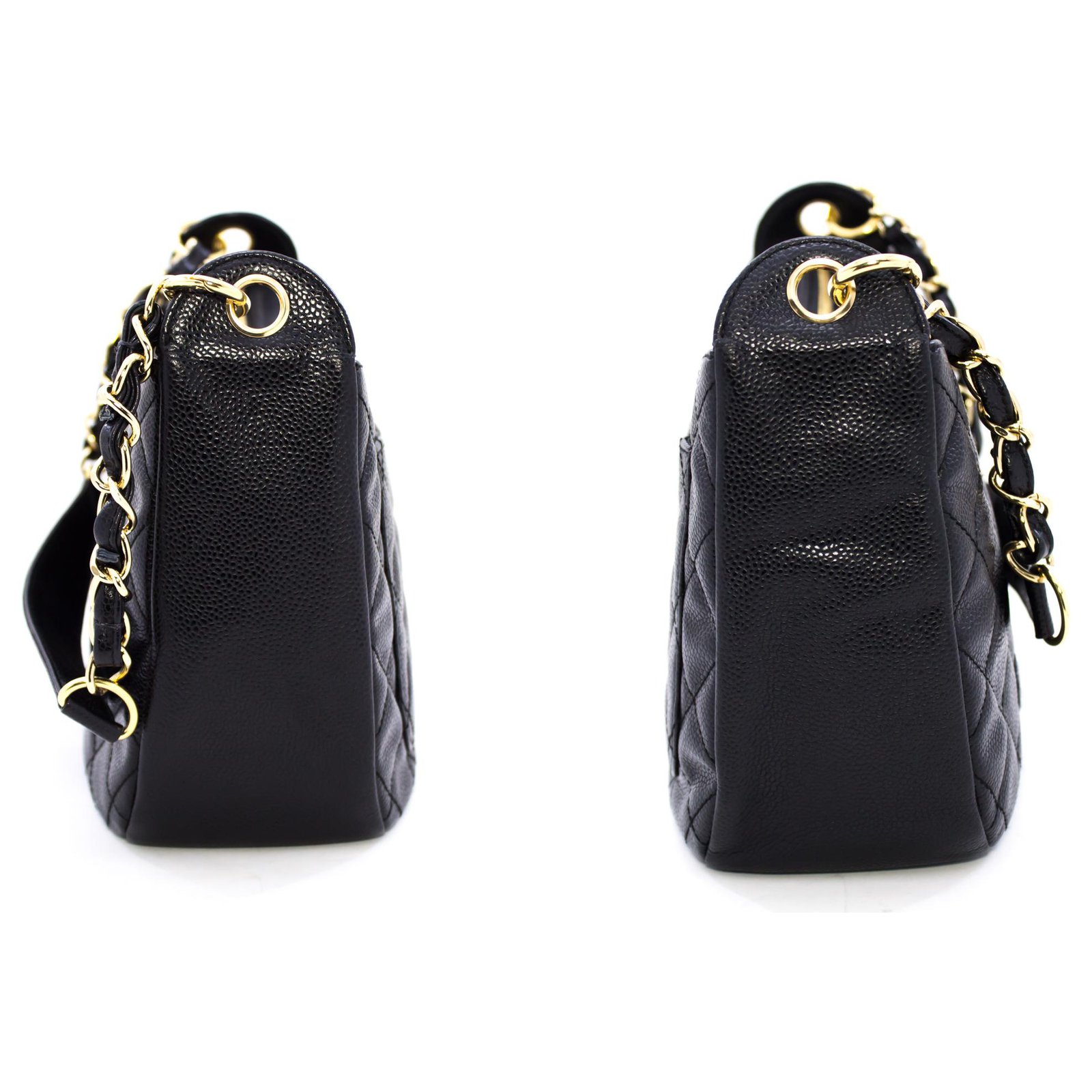 Chanel shoulder sling bag Black Leather ref.394963 - Joli Closet